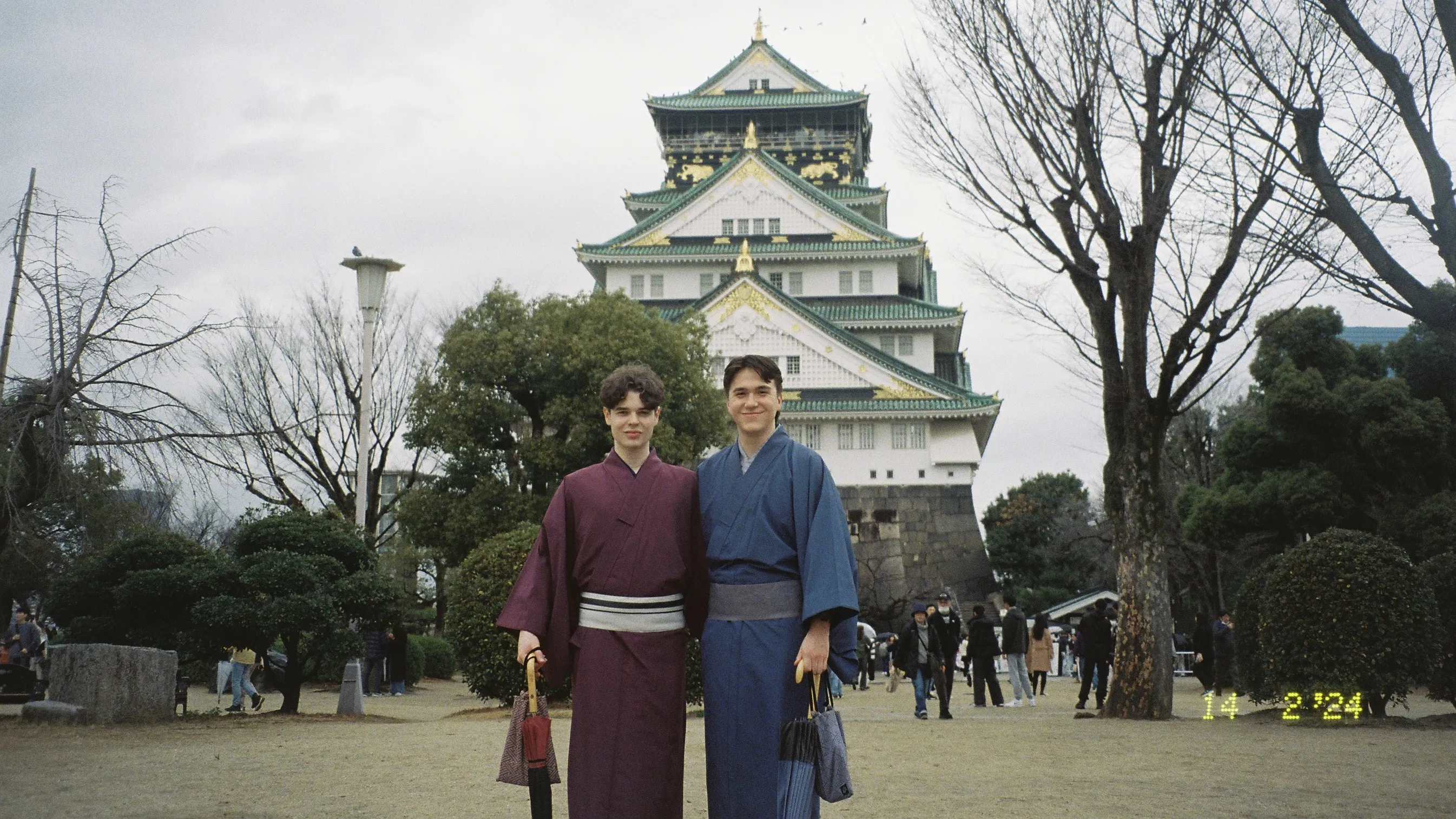 Kai and Andy in Japan