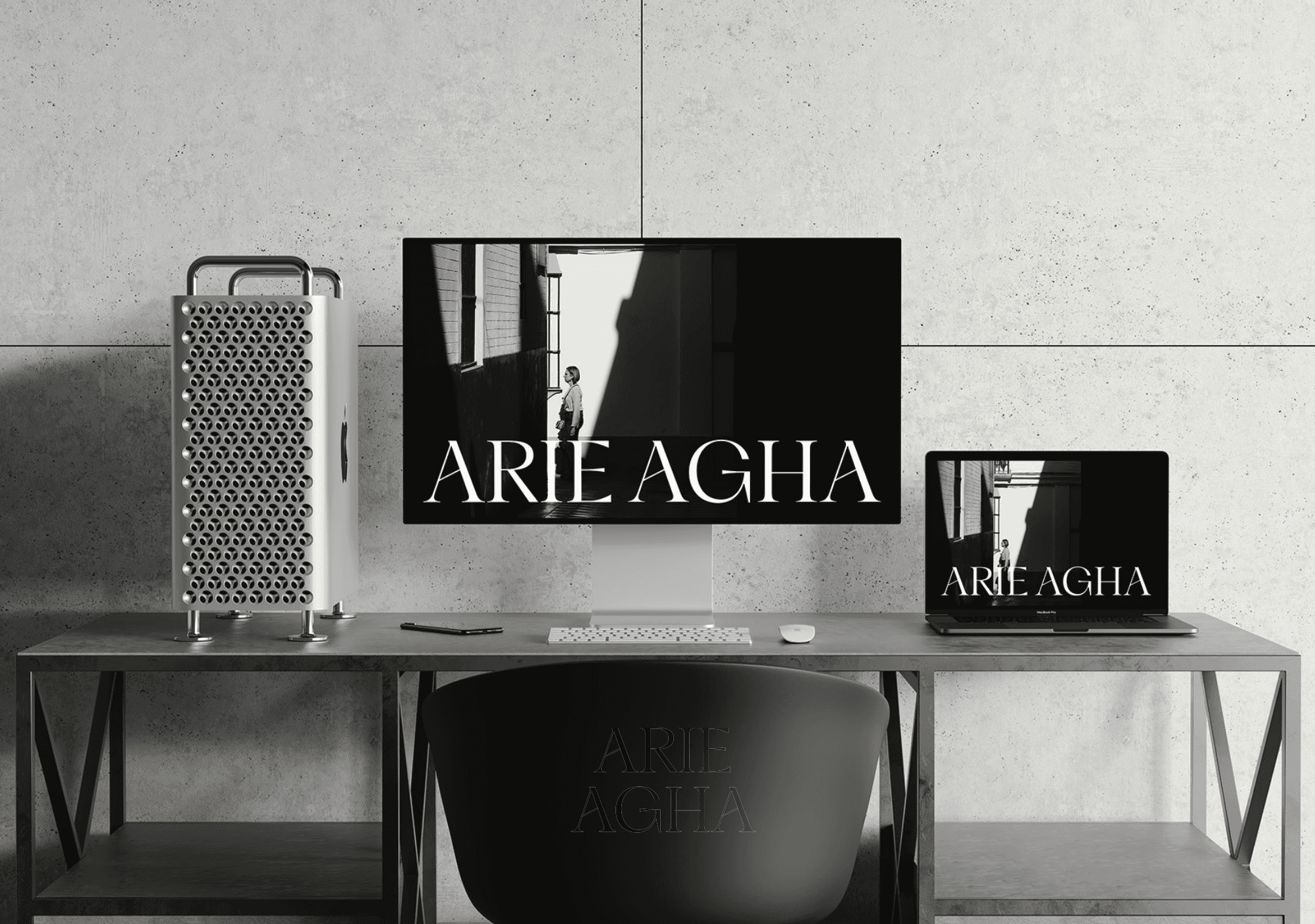 Arie Agha Mockup