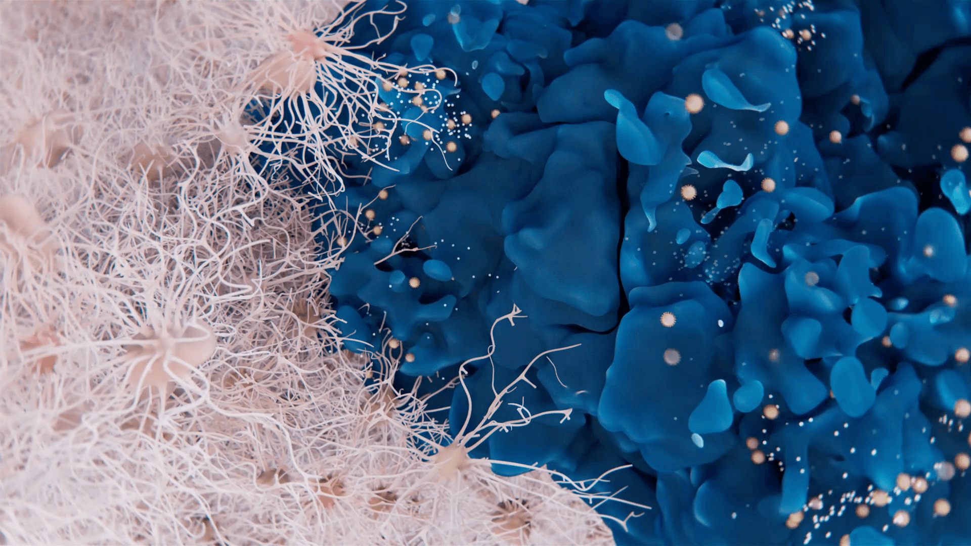 3D render of DNA with intercalating acyclovir