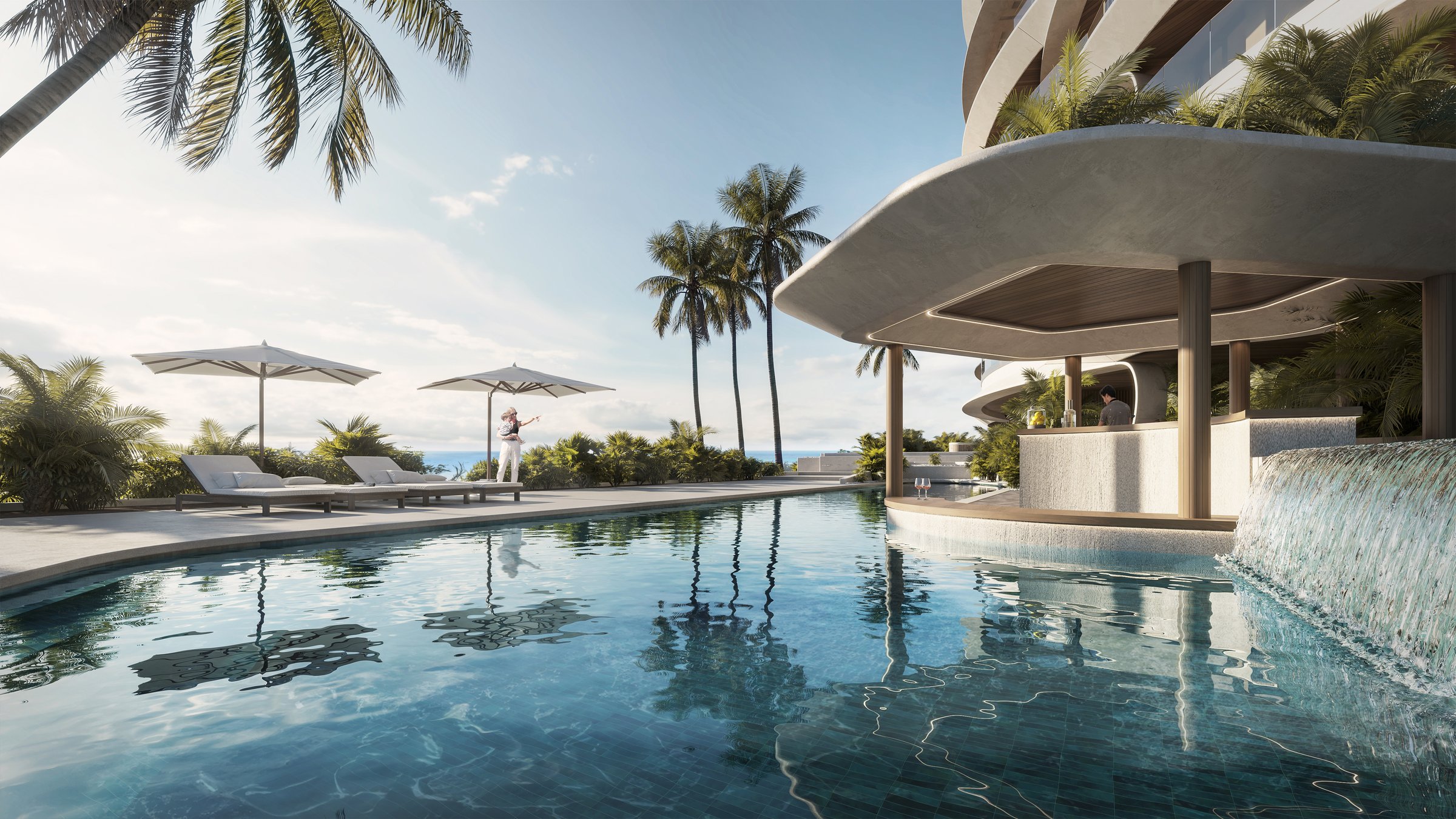 Piscina de Puerto Marina Residences