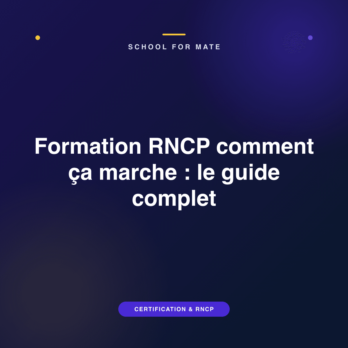 Illustration : Formation RNCP comment ça marche : le guide complet