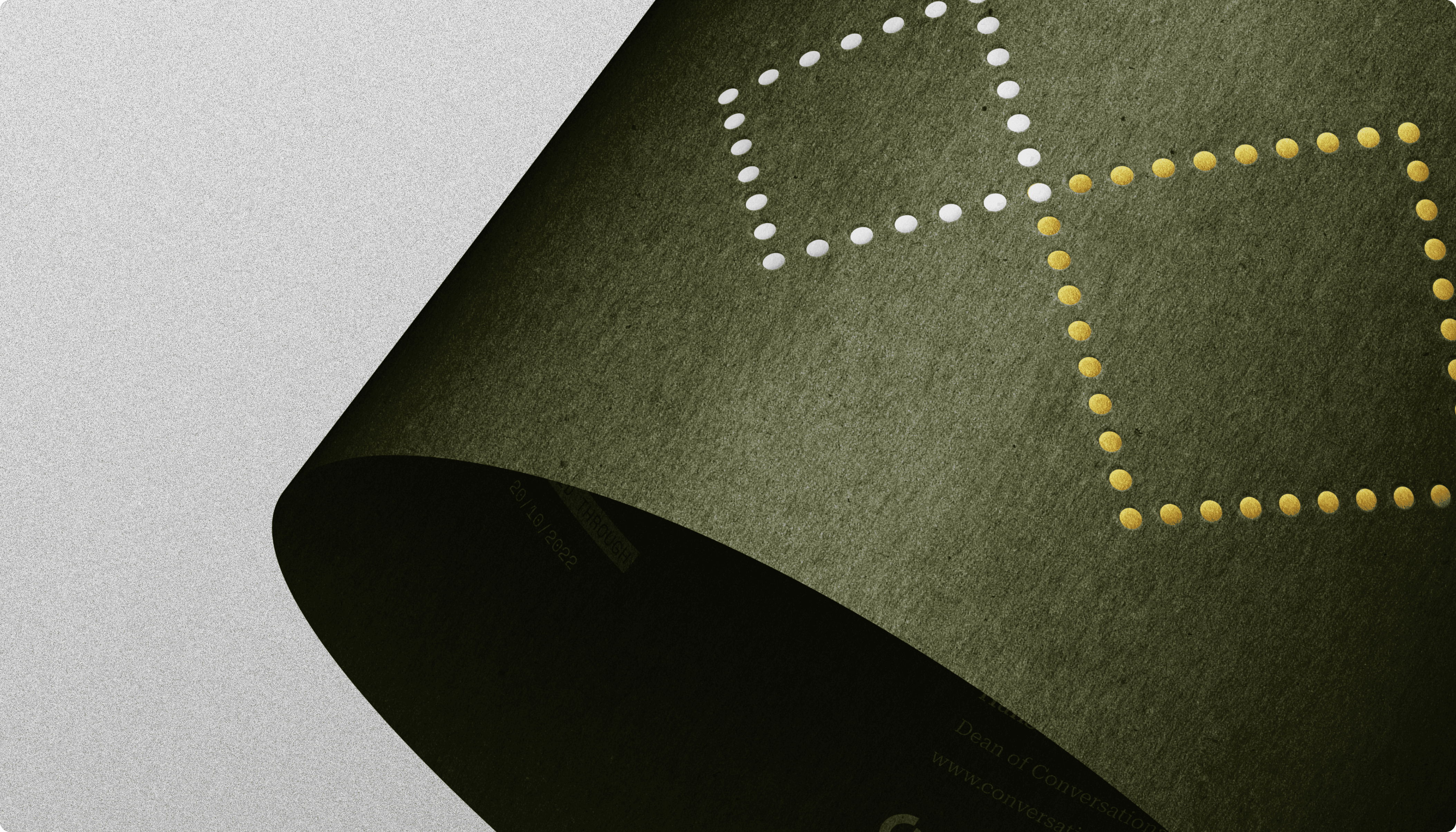 detail shot of the bauhaus inspiration by Analogue Agency