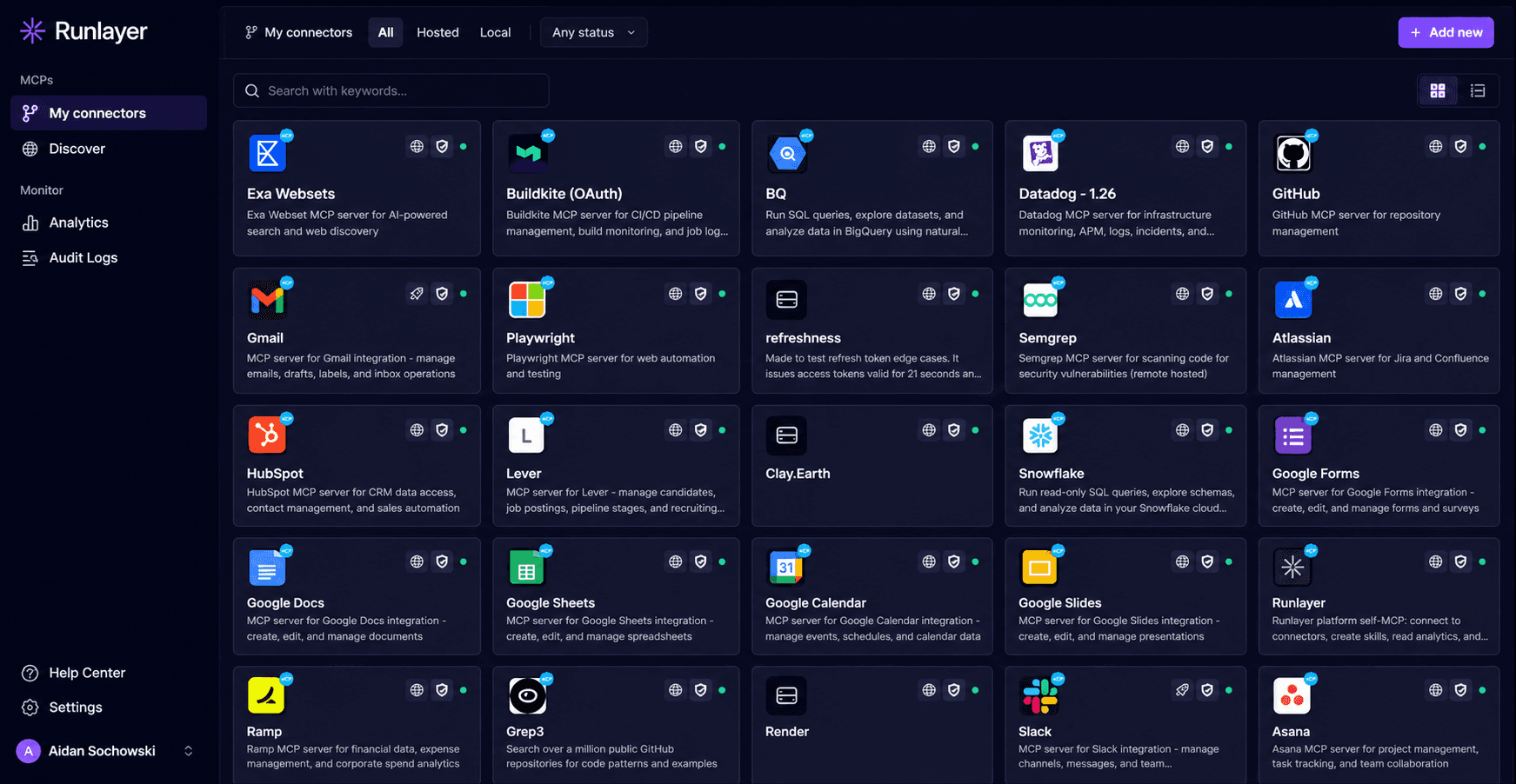 Runlayer Dashboard