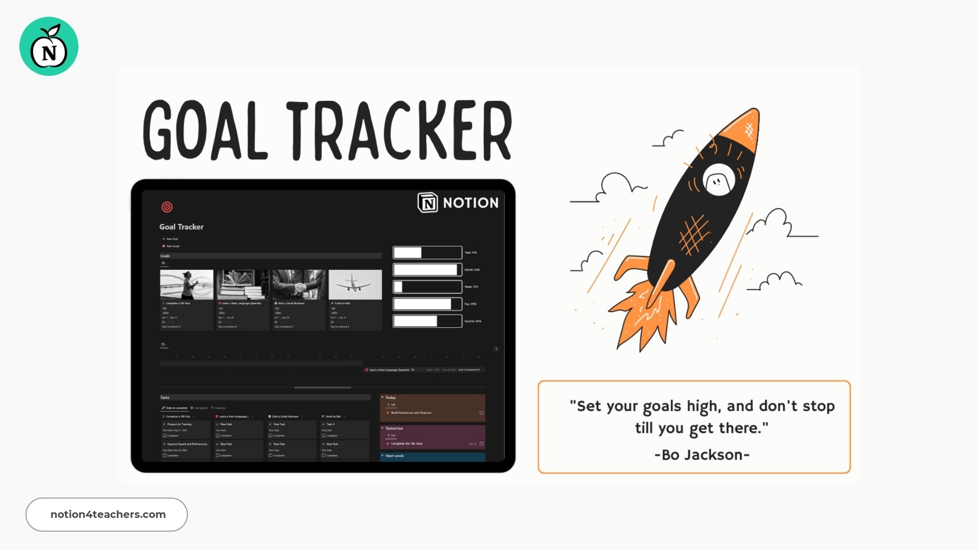 Notion AchievoSphere: Goal Tracker