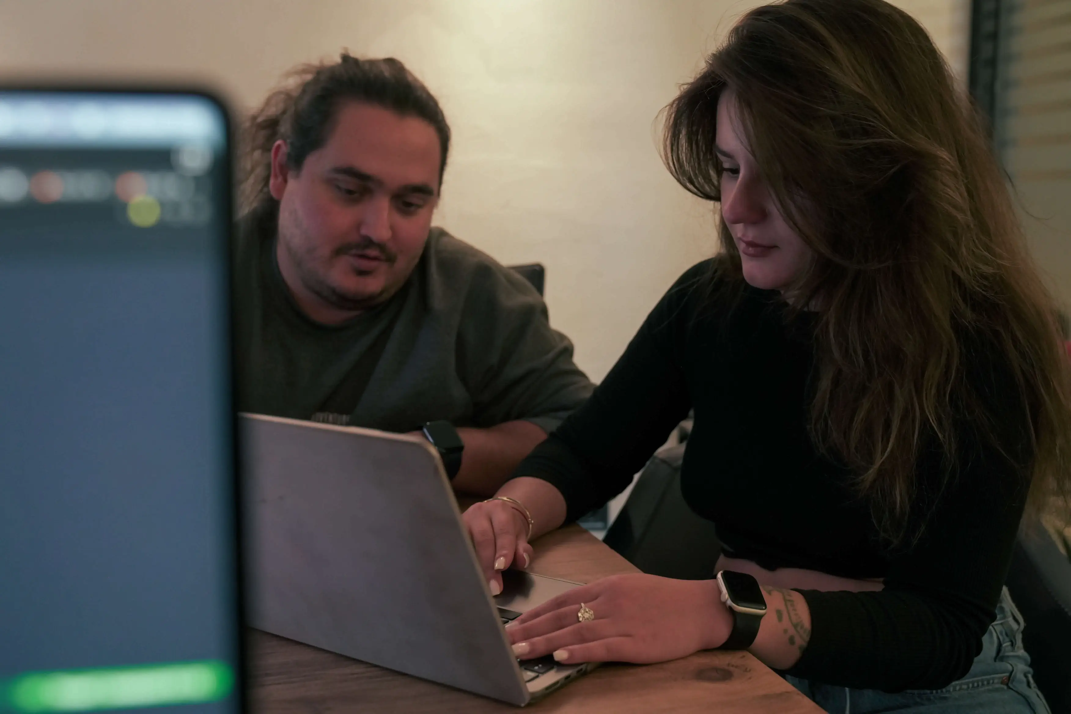 Neon Apps team collaborating on a web application project