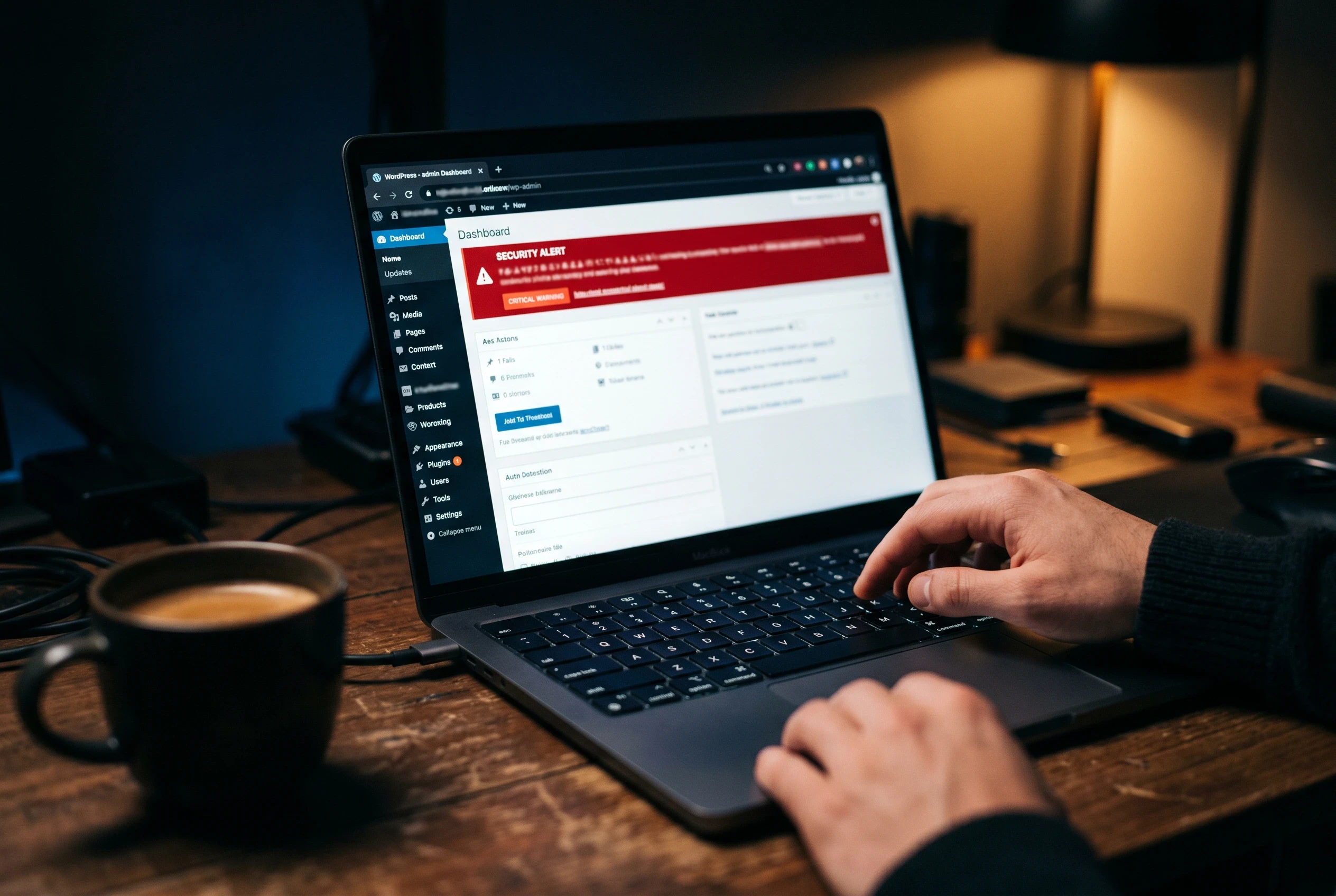 Guide to increasing WordPress website security — blog featured image