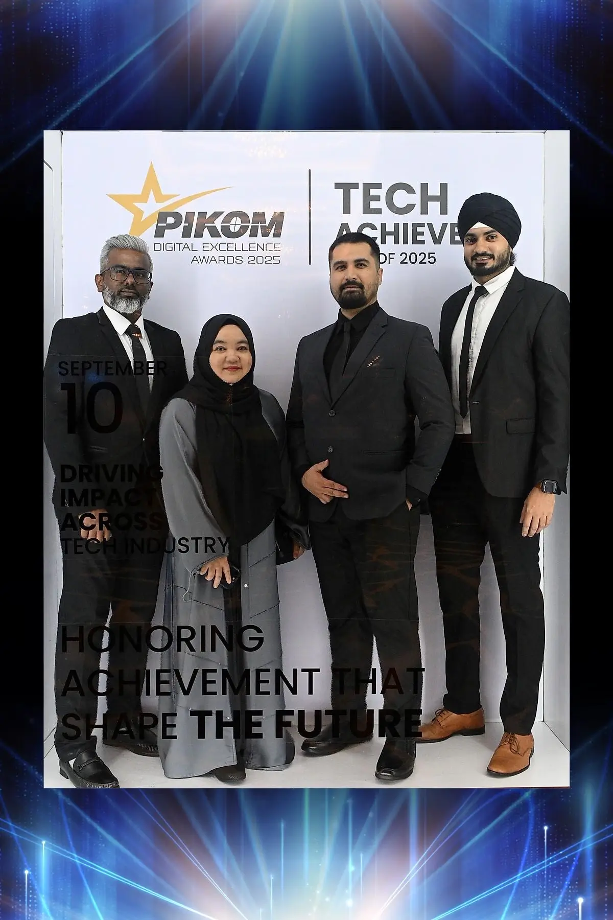 RHB Insurance squad at PIKOM awards.