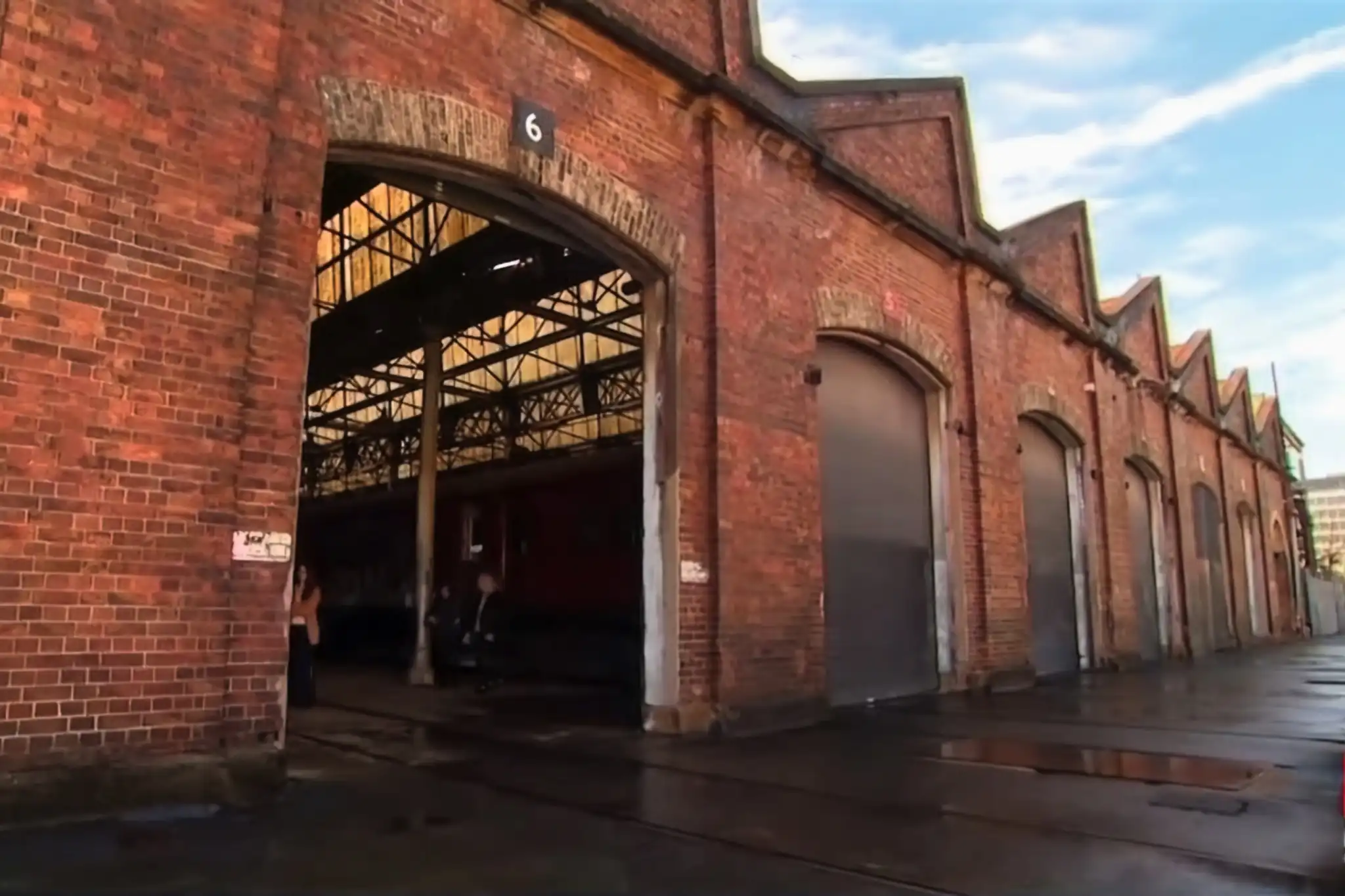 The outside of the Eveleigh Paint Shop