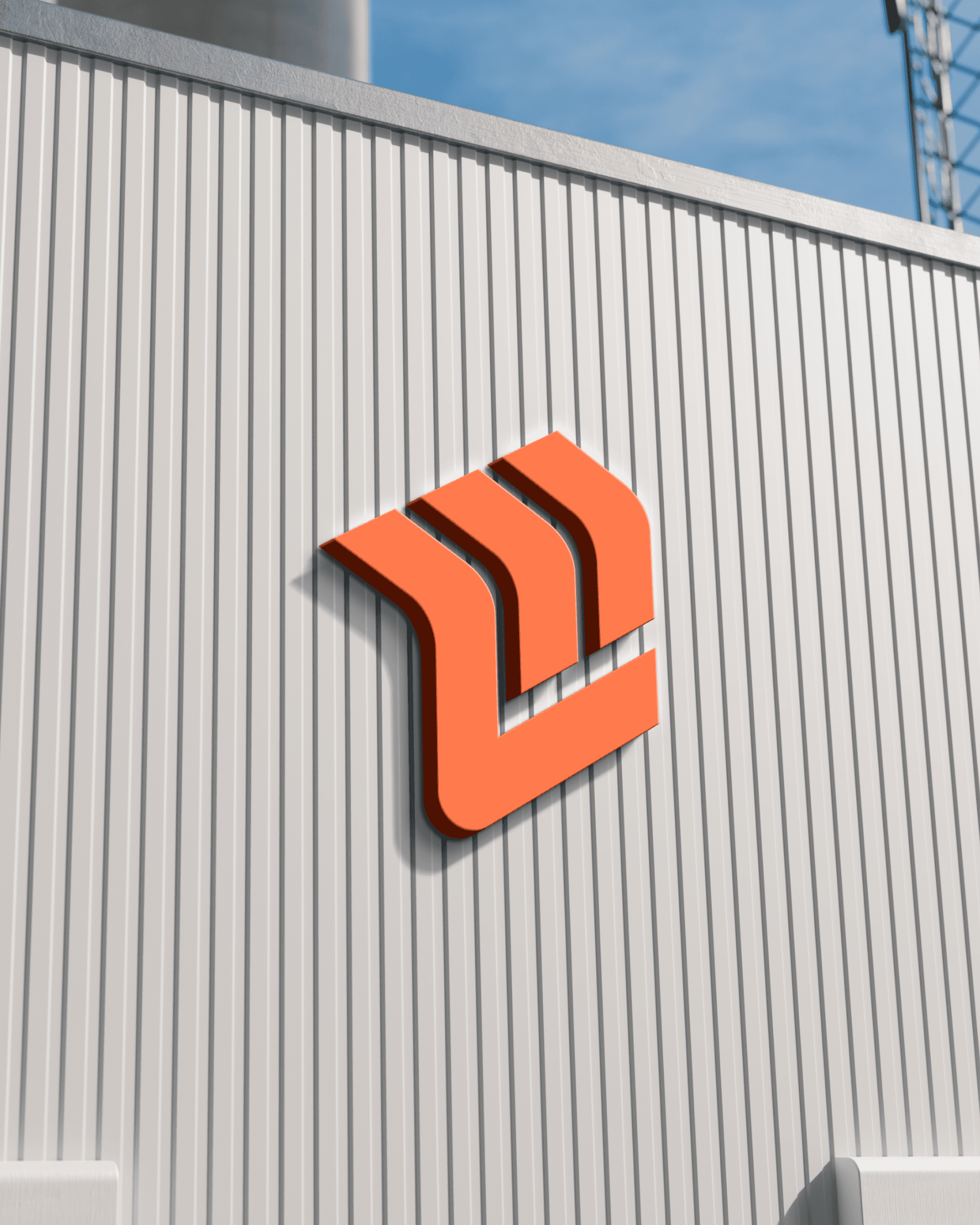 Close-up view of an angled red-orange “CONCEPT” shipping box showing the white ODE logo on its lid and the word “CONCEPT” along its side, against a pale peach background.