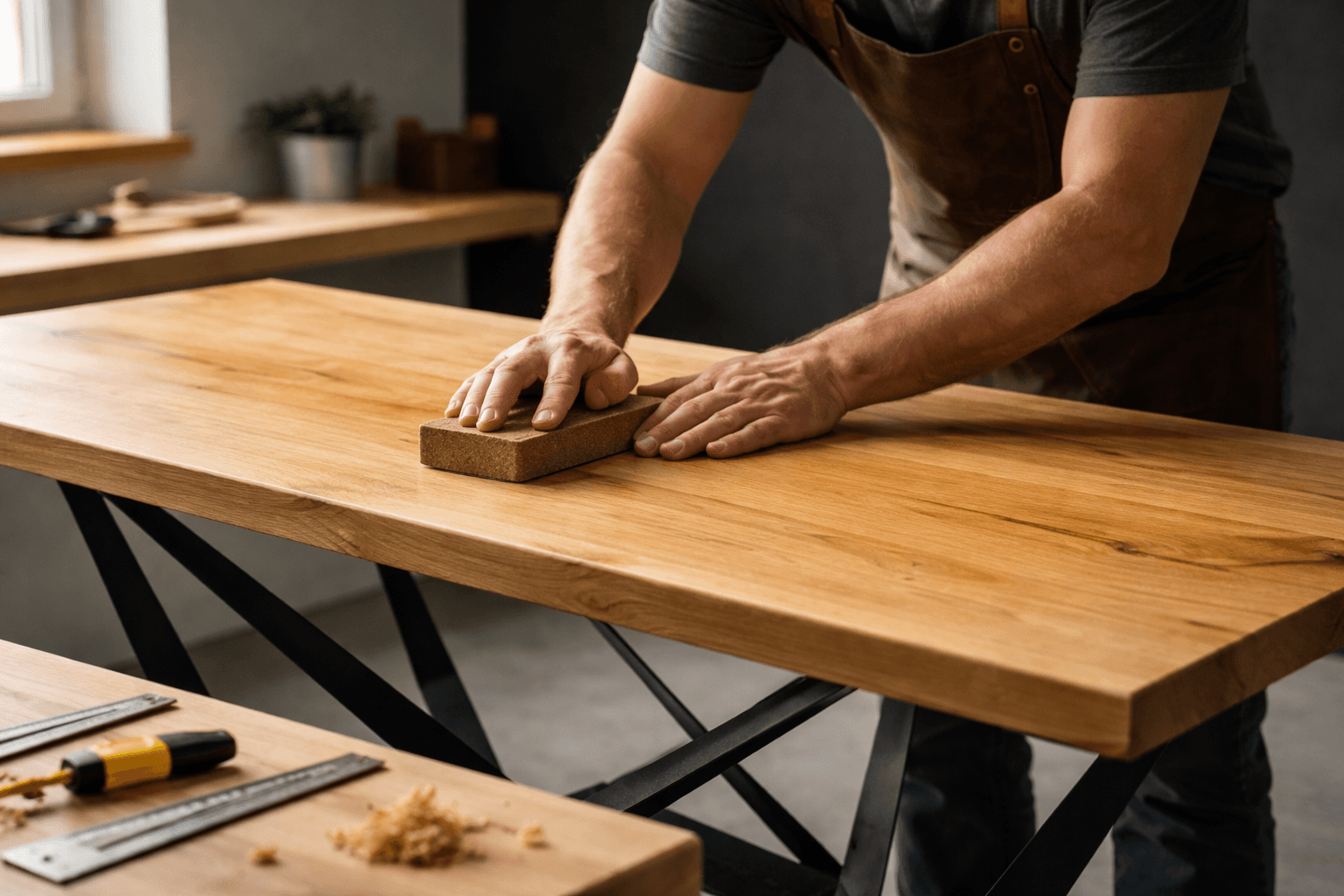 VEKRO rozpoczęcie realizacji stołu drewnianego