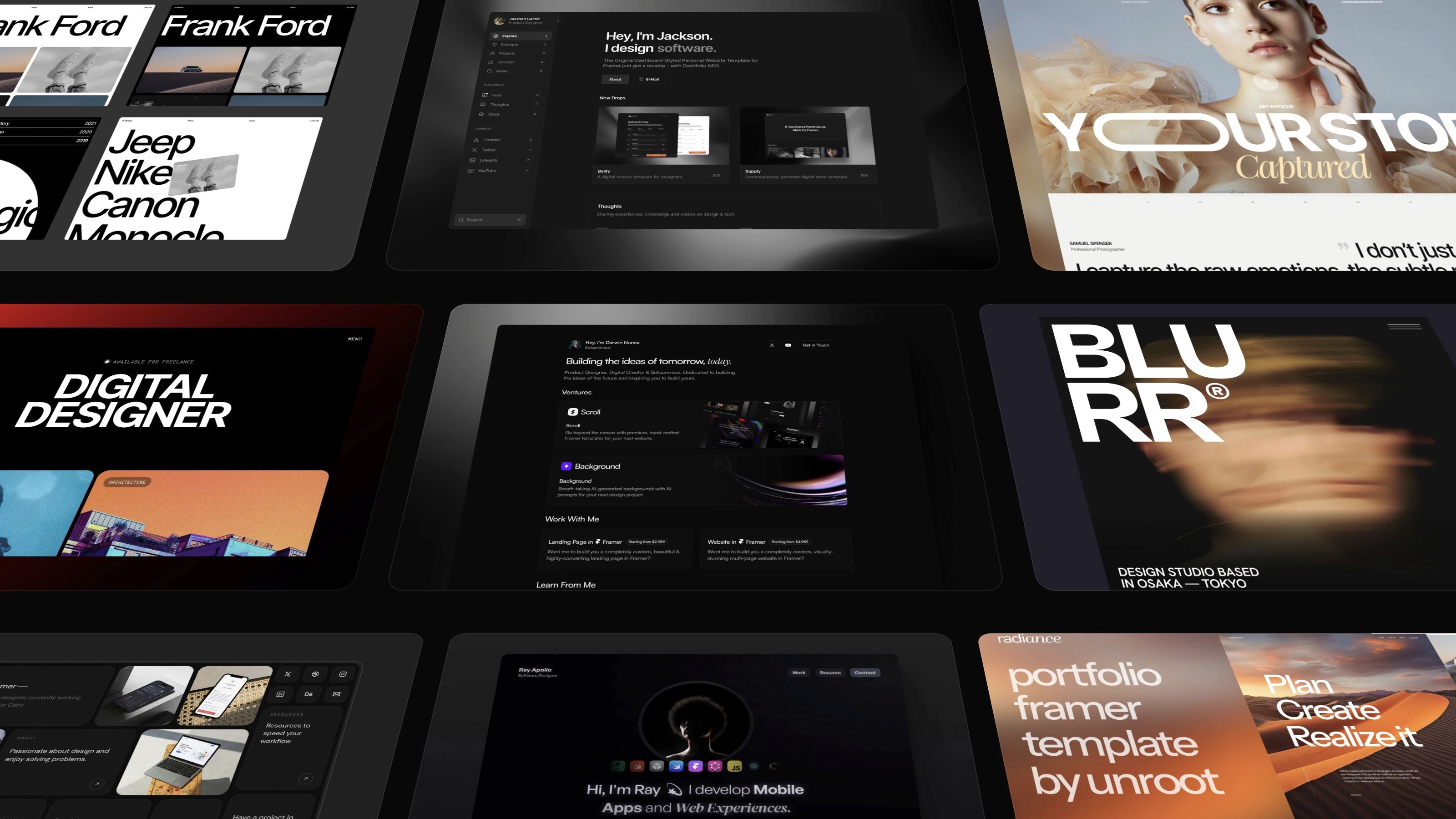 Best Framer Templates Thumbnail