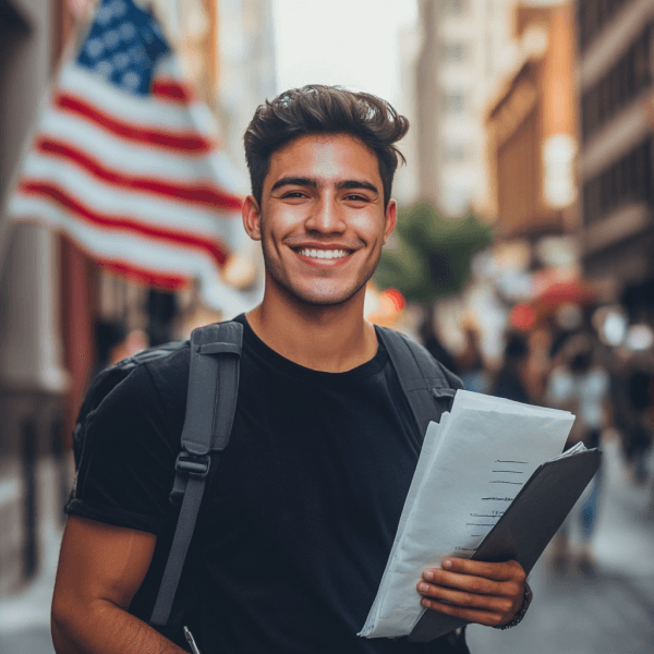 Joven Latino en EEUU
