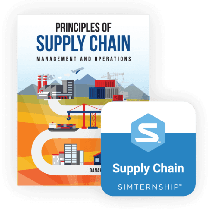 The Principles of Supply Chain courseware and Simternship.