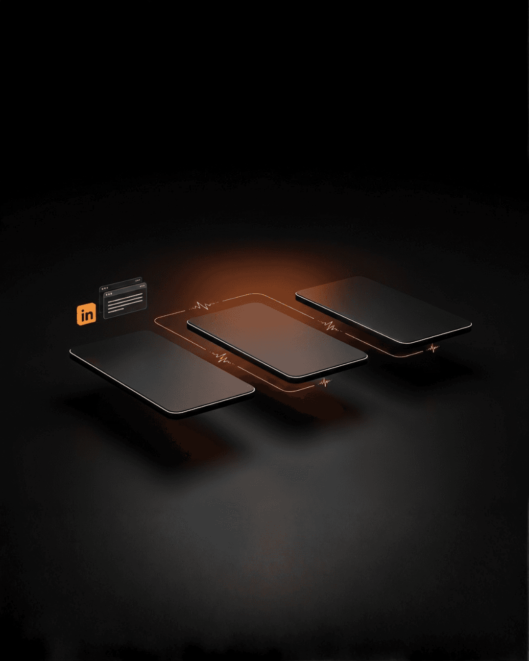 Orange car motion blur