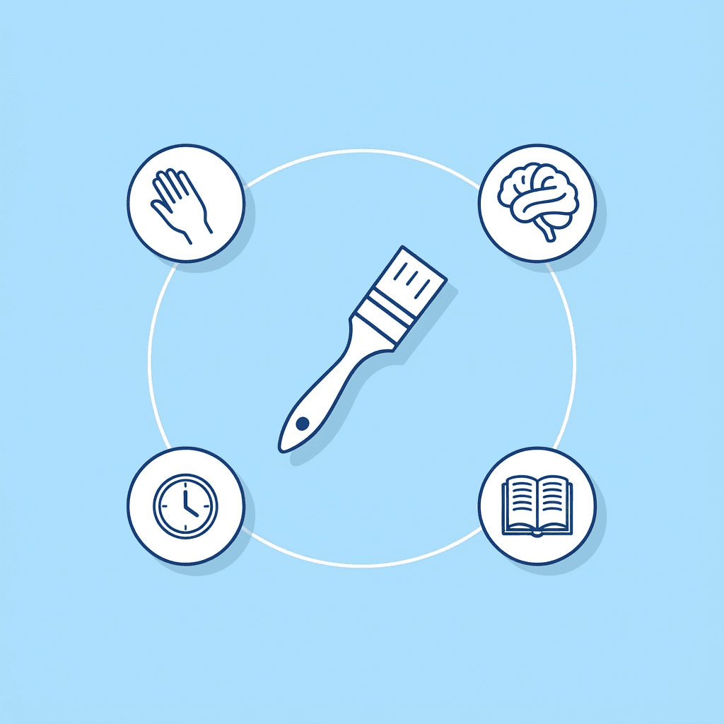 Fall coloring pages connected to four developmental benefits: hand strength, color recognition, focus, and tripod grip - Fall Coloring Pages, Preschool