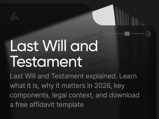Last Will and Testament