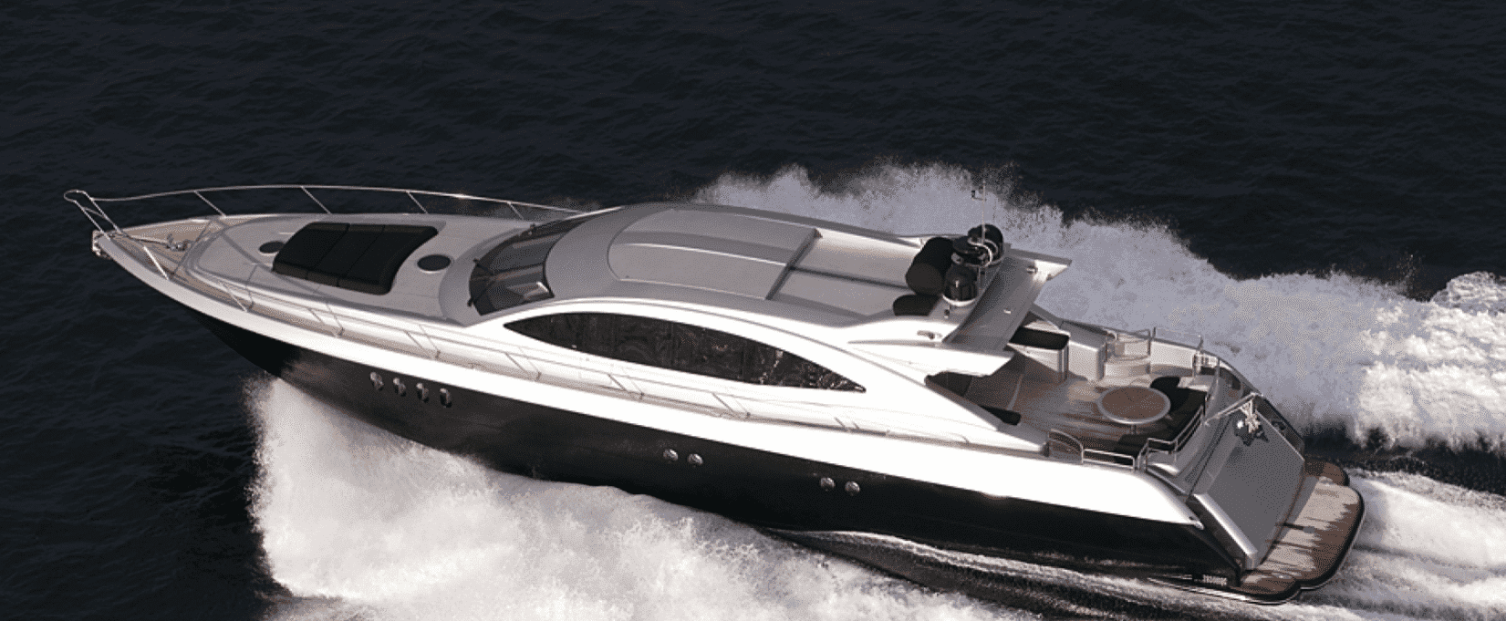 Luxury yacht at dock