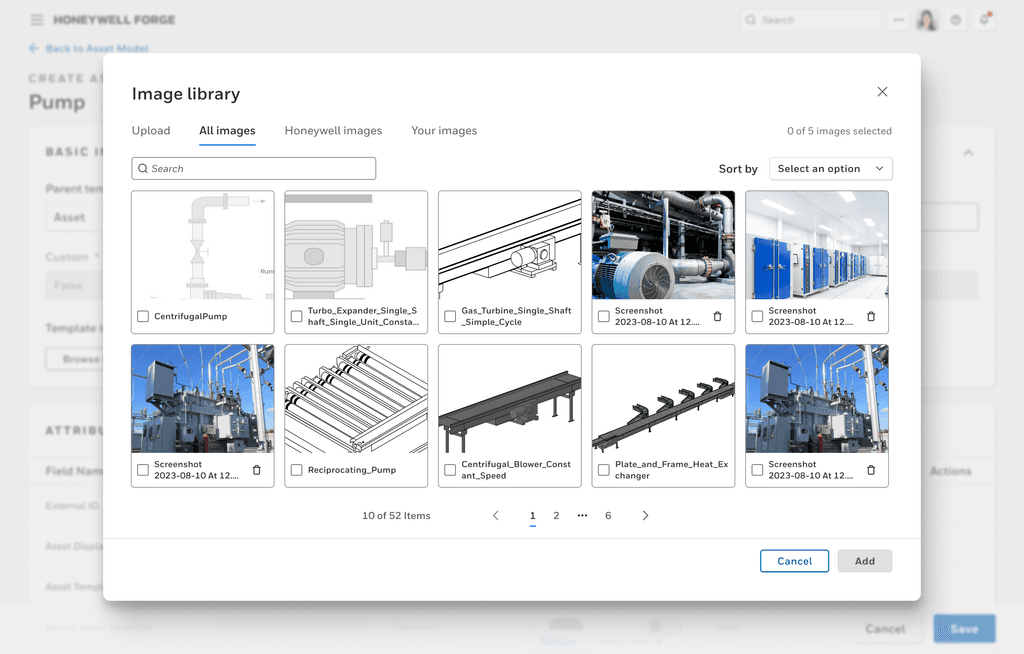 Final design for the image library with the image deleted