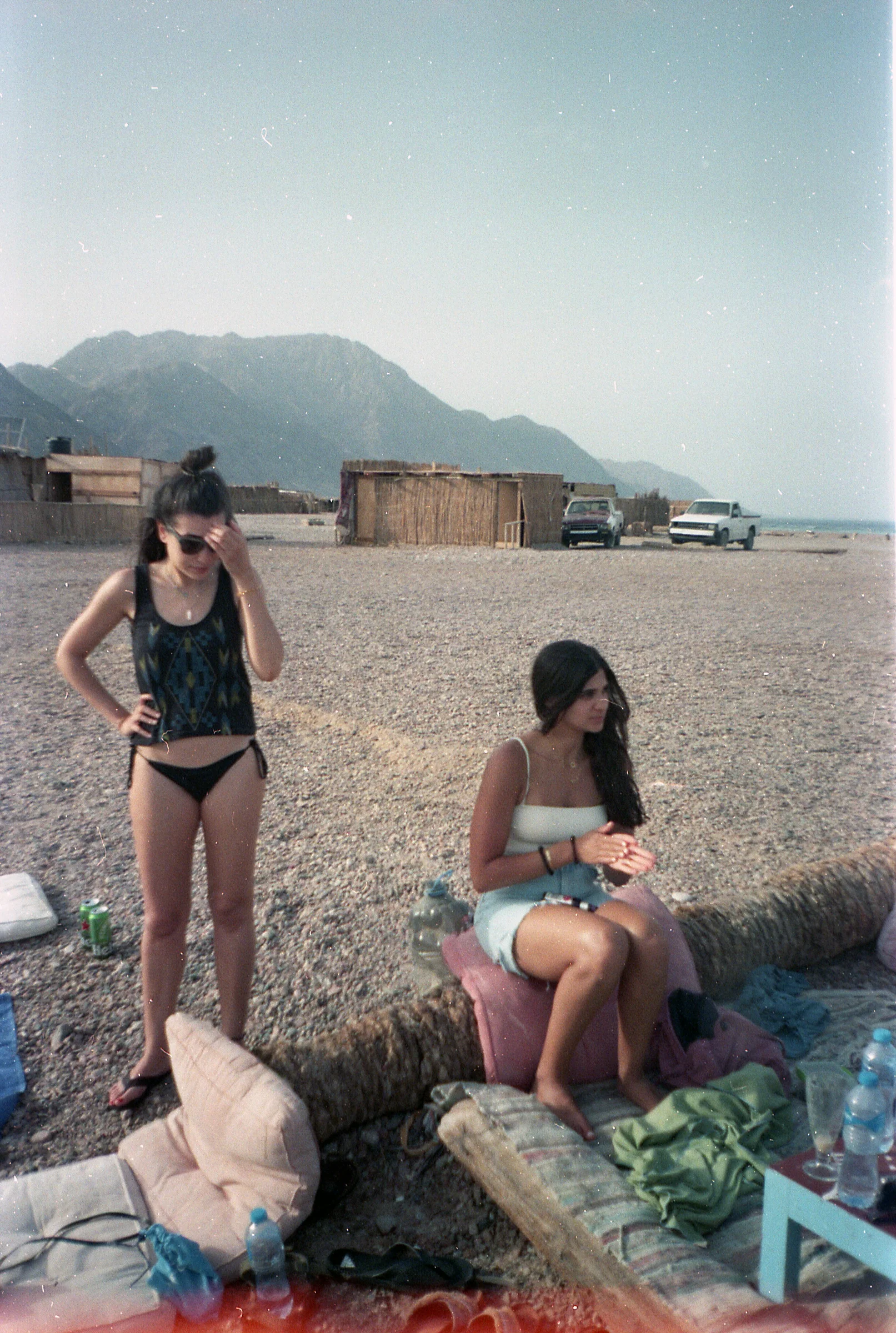 Friends on the Pebble Beach