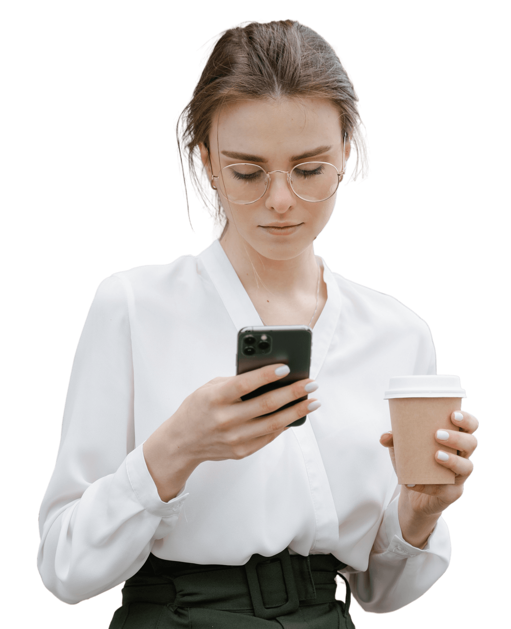 Woman using a mobile phone