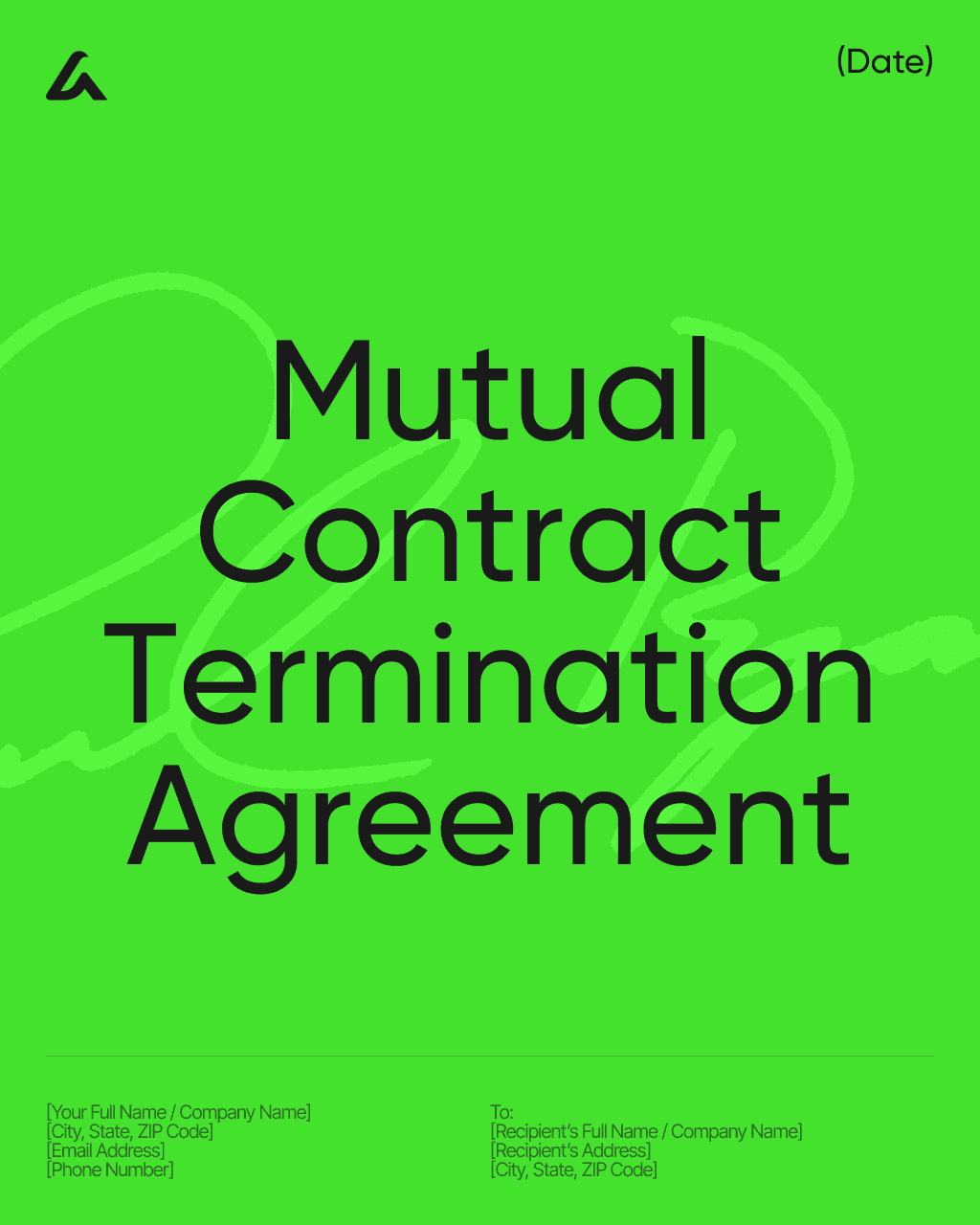 Mutual Contract Termination Agreement