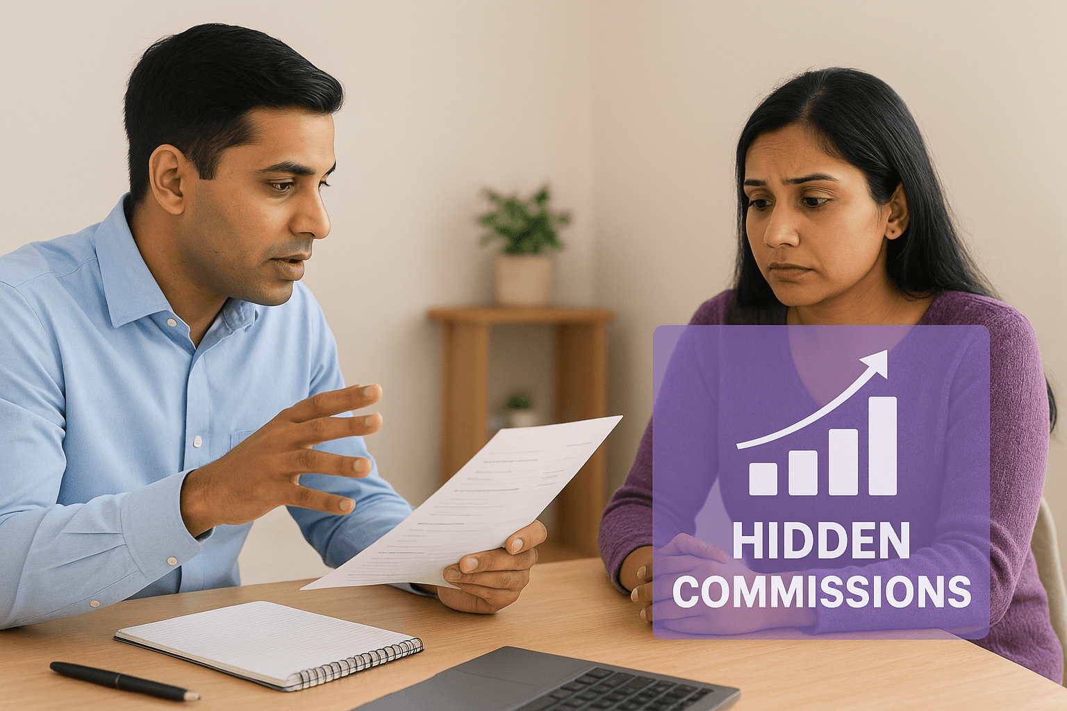 Hidden commissions in traditional distribution