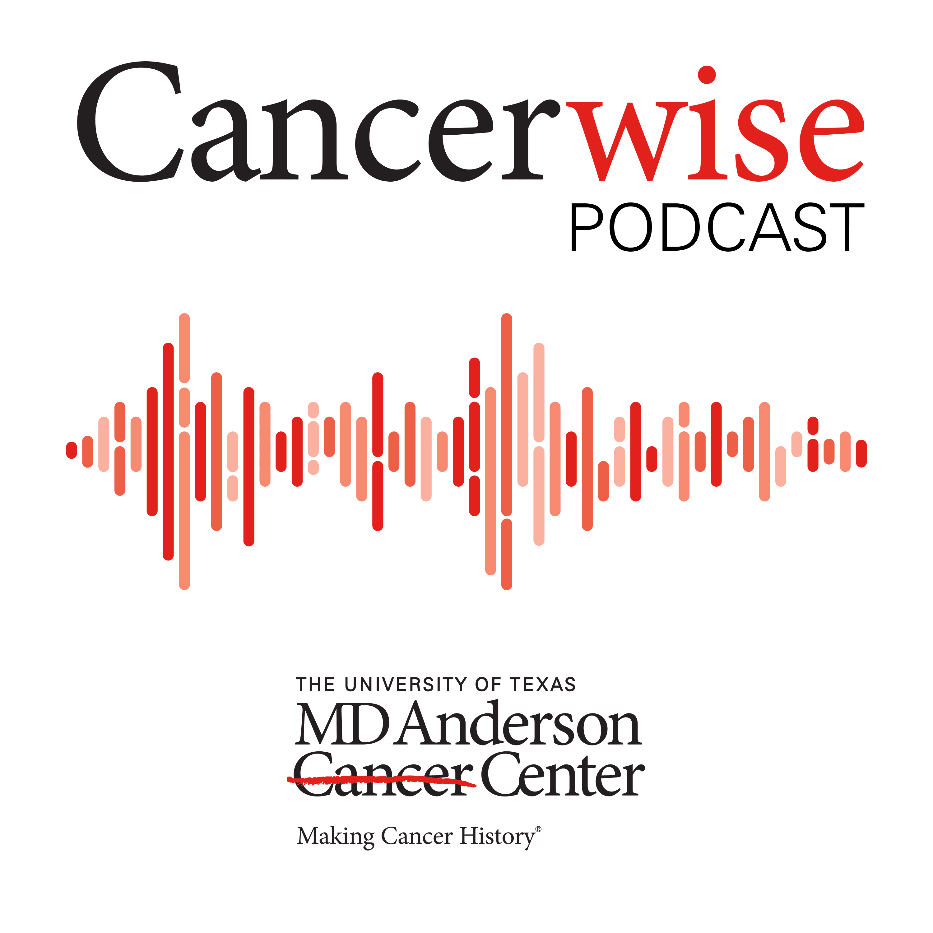 Обложка подкаста Cancerwise от MD Anderson Cancer Center