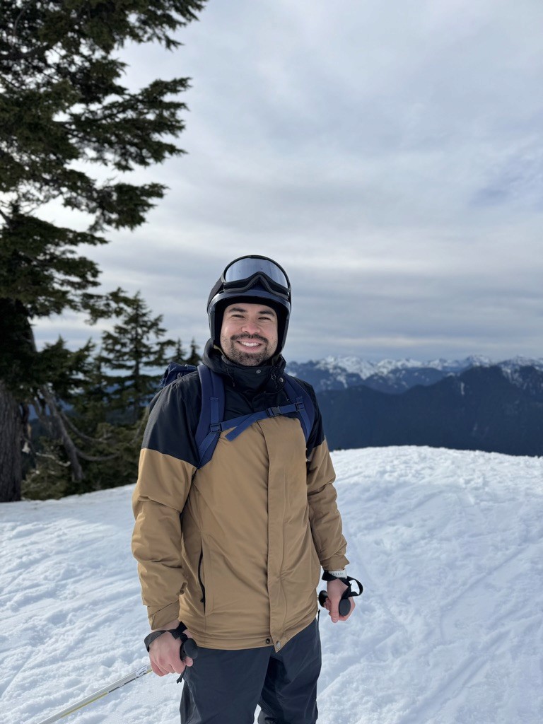 Javier Corral, founder of NewcomerSetup.ca and strategic partnerships expert, enjoying the outdoors in British Columbia.