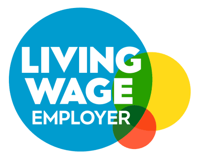 Shepherd are a living wage employer logo