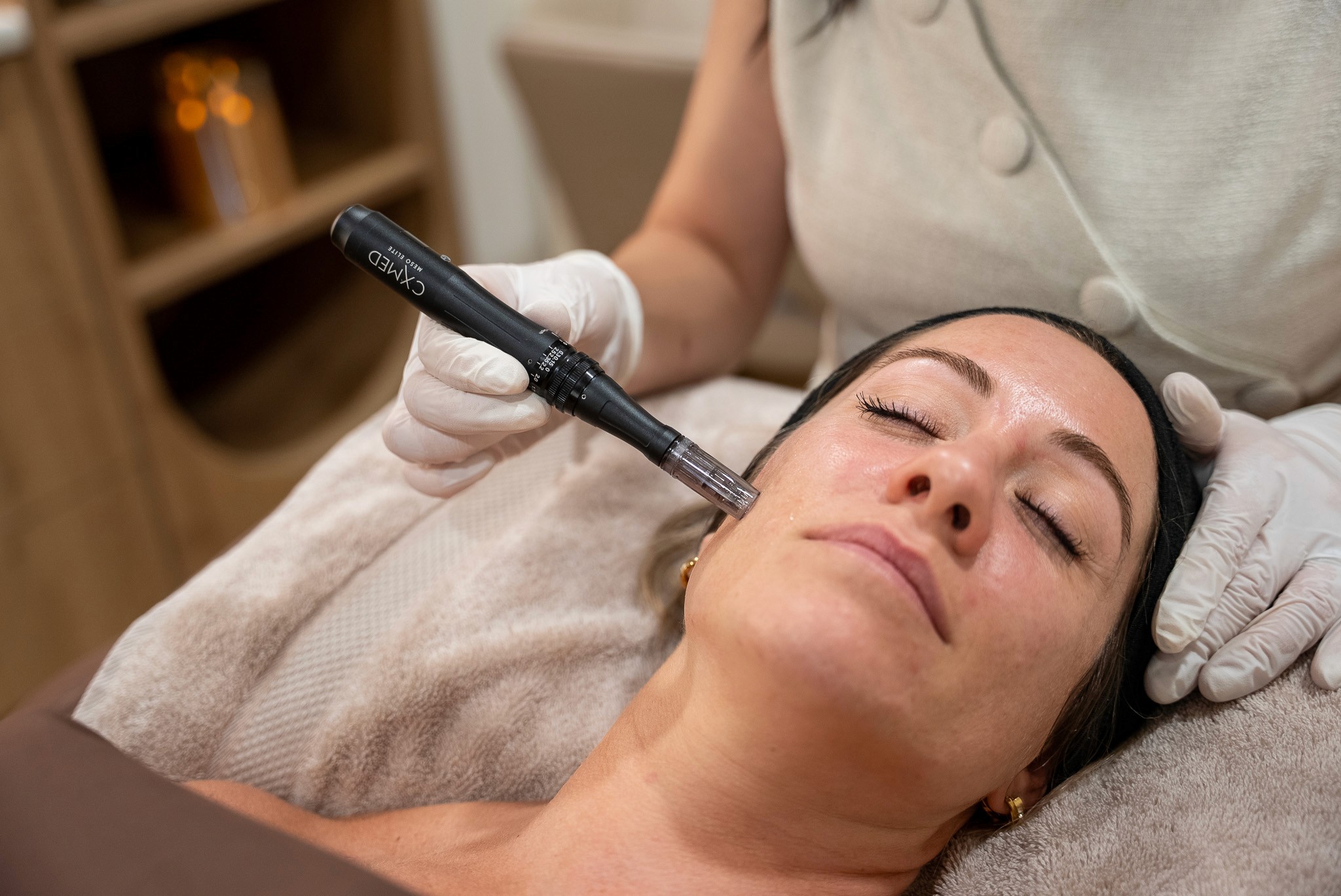 Toskani mesotherapy skincare solution used for skin rejuvenation treatments at Aesthetic Skin Co by Lilly.