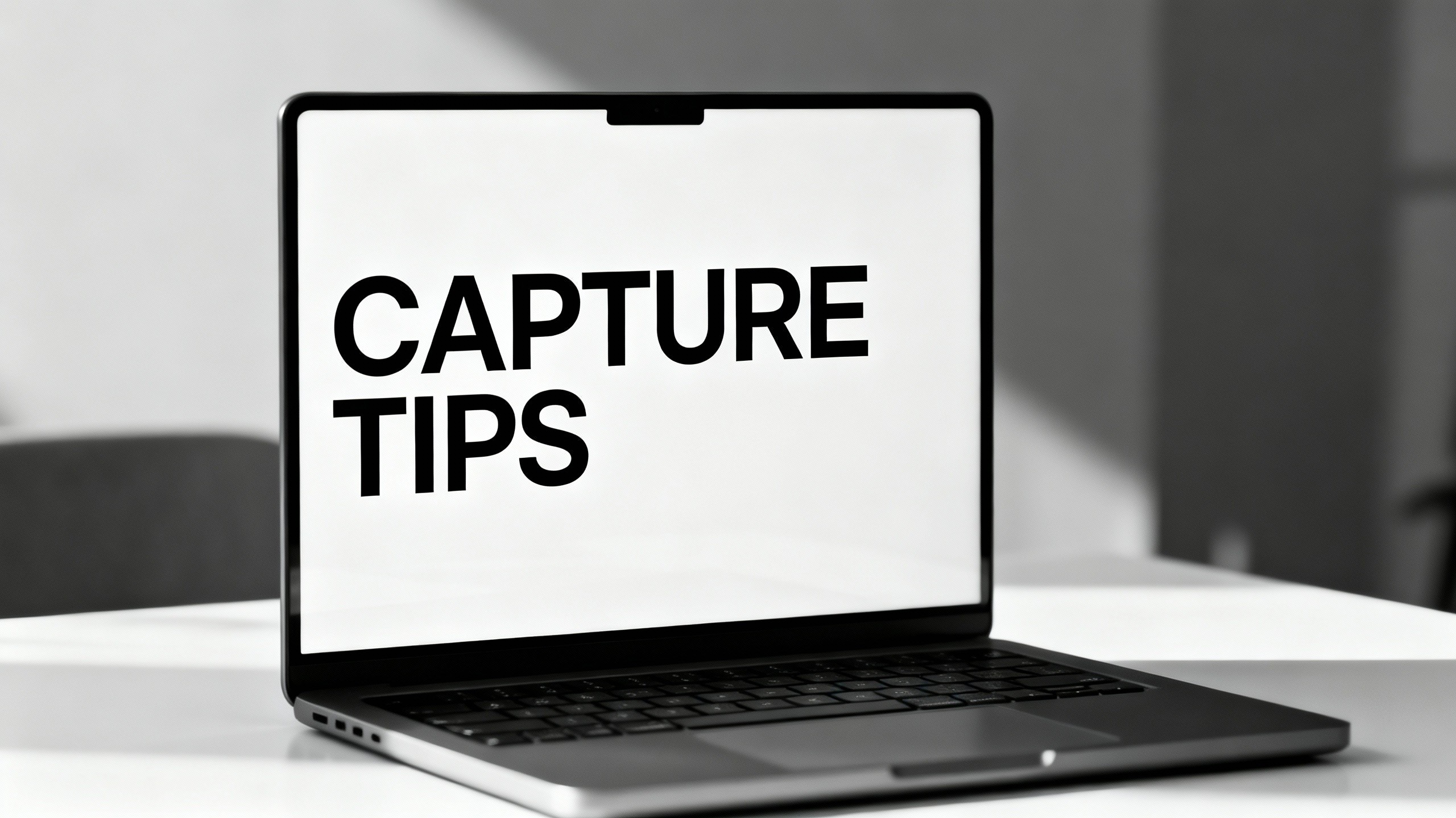 Capture Tips on desktop screen