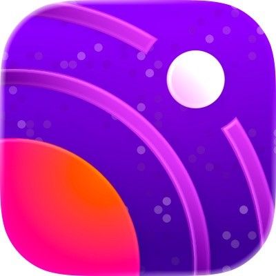 This is the logo of Orbit app.