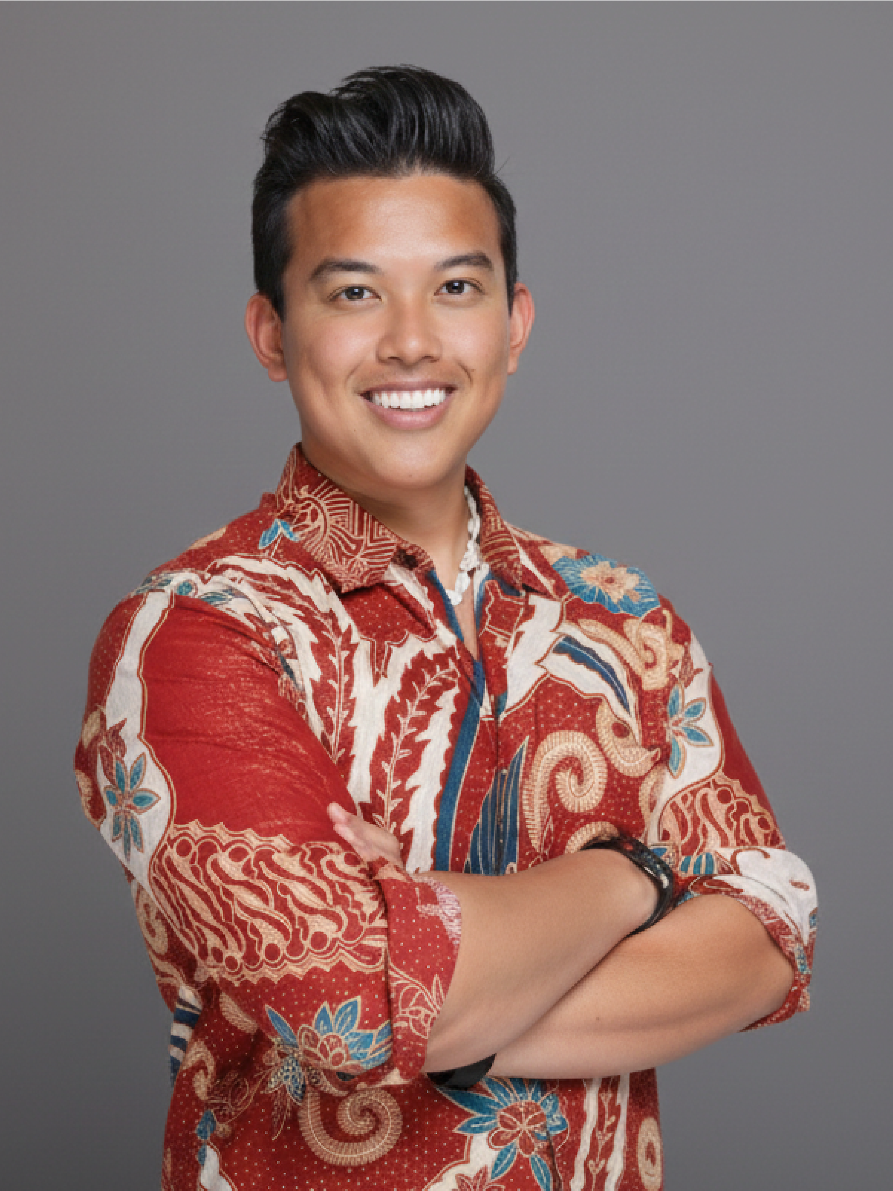 Portrait of a young man with glasses
