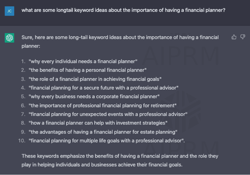 ChatGPT Screenshot 1