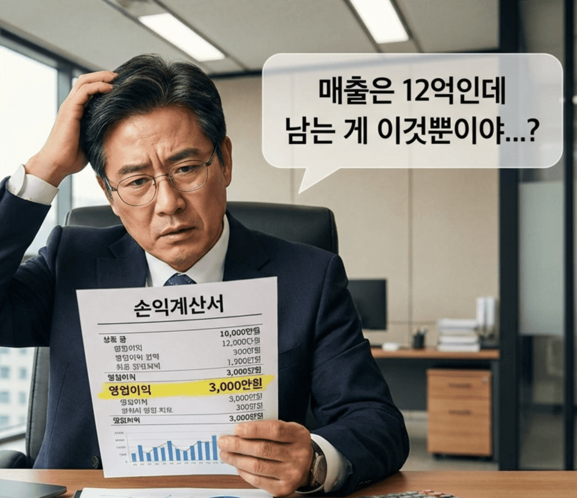 손익계산서 보고 놀란 대표