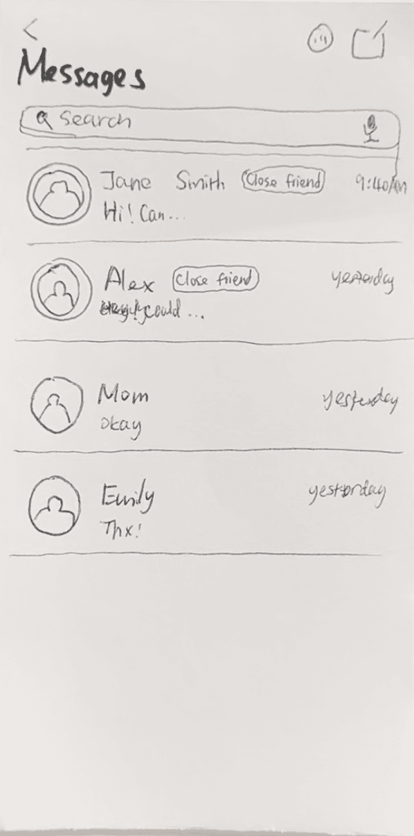 Low-fidelity sketch exploration