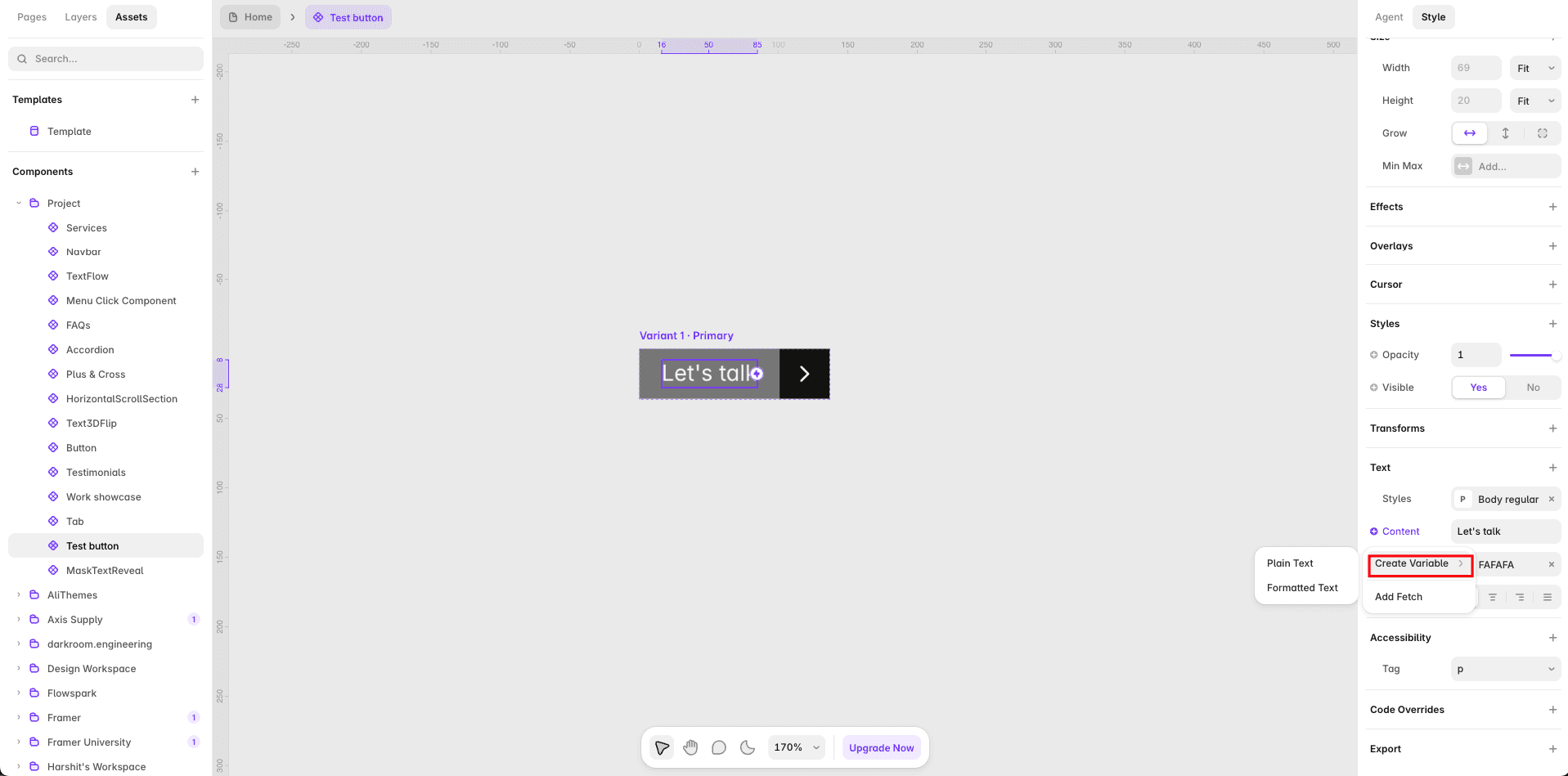 Add properties so instances stay flexible
