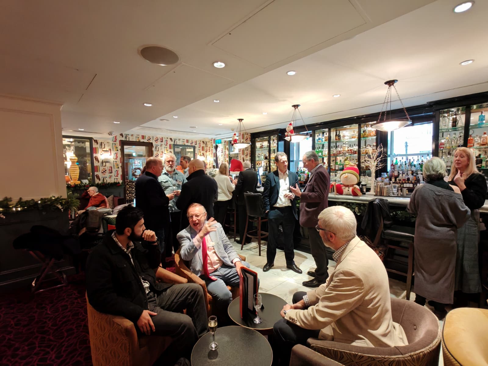A bright yoga studio with a girl practicing gentle restorative yoga.