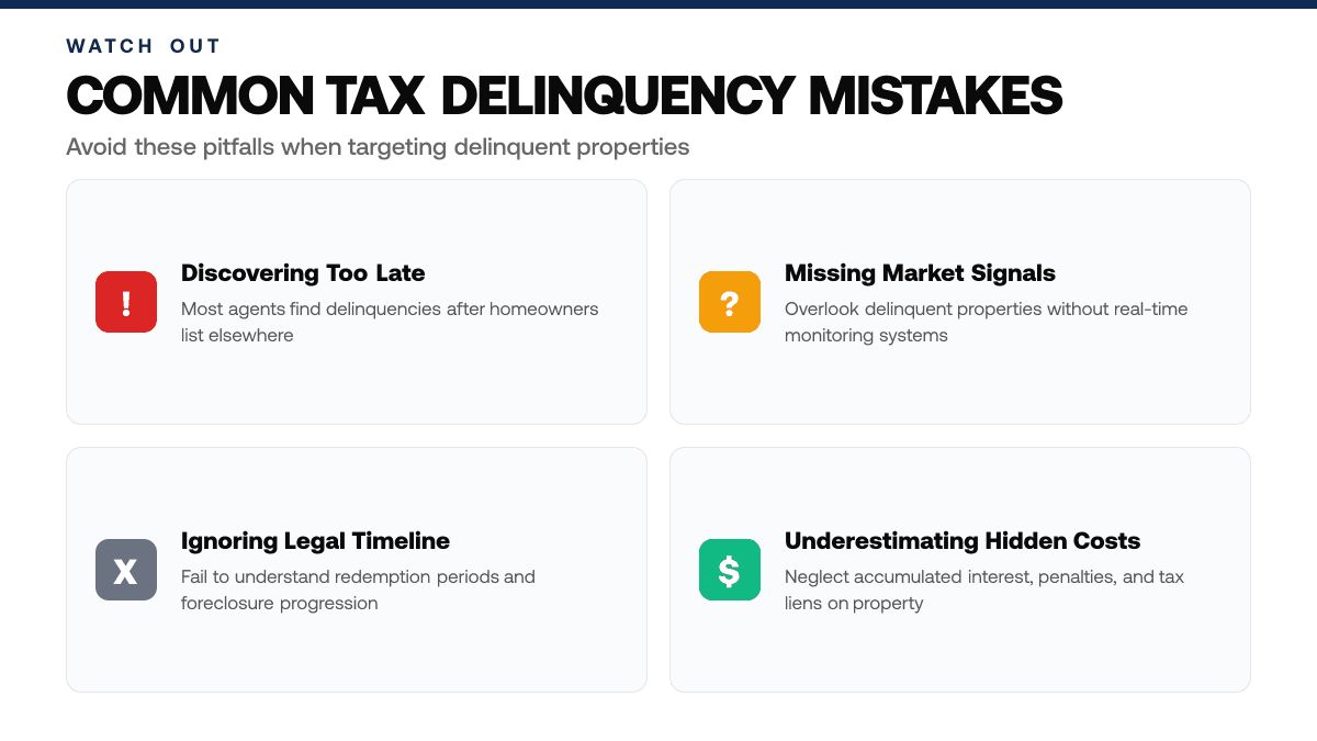 What Is Tax Delinquency in Real Estate — warning-callouts
