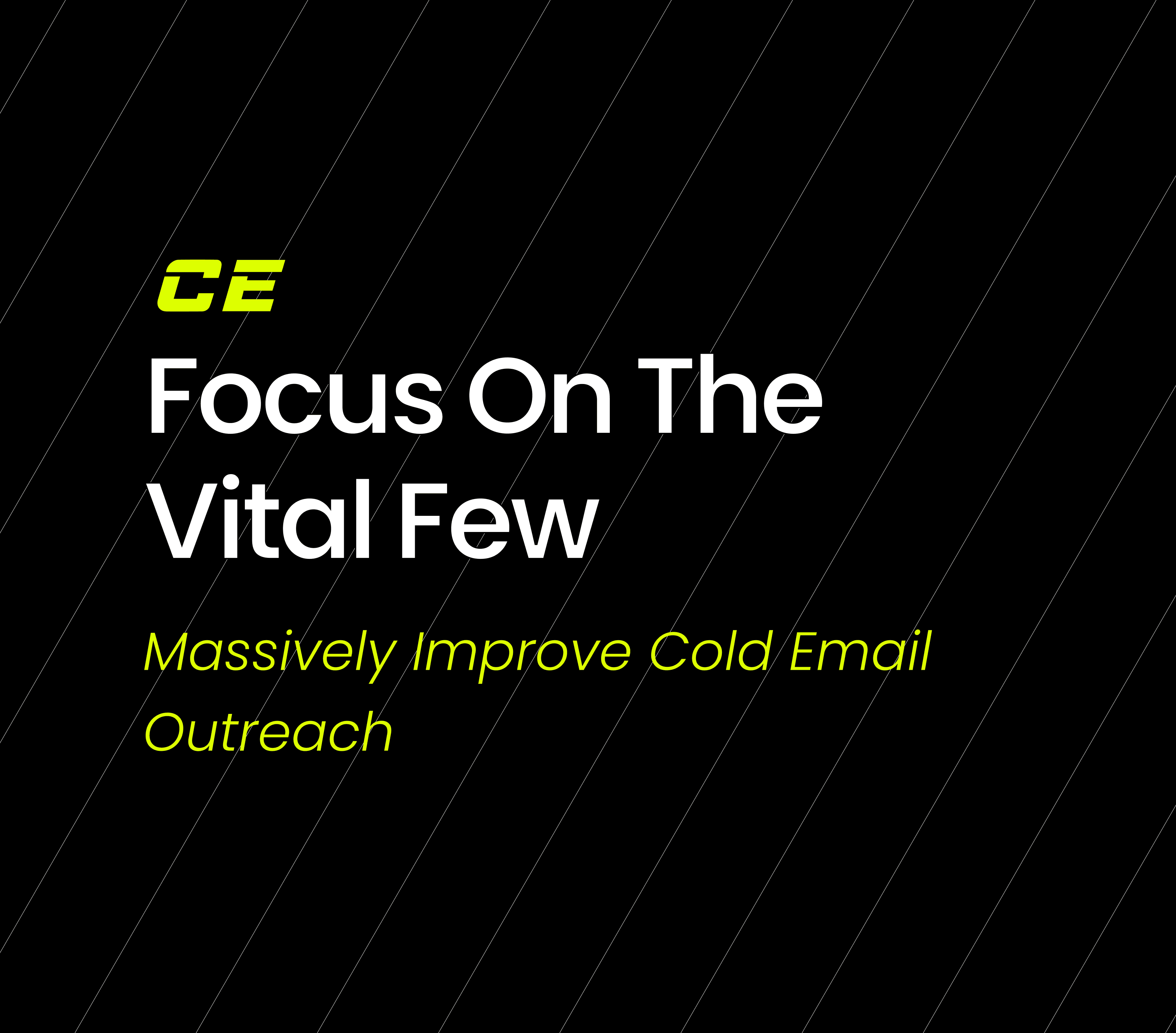 Focus On The Vital Few