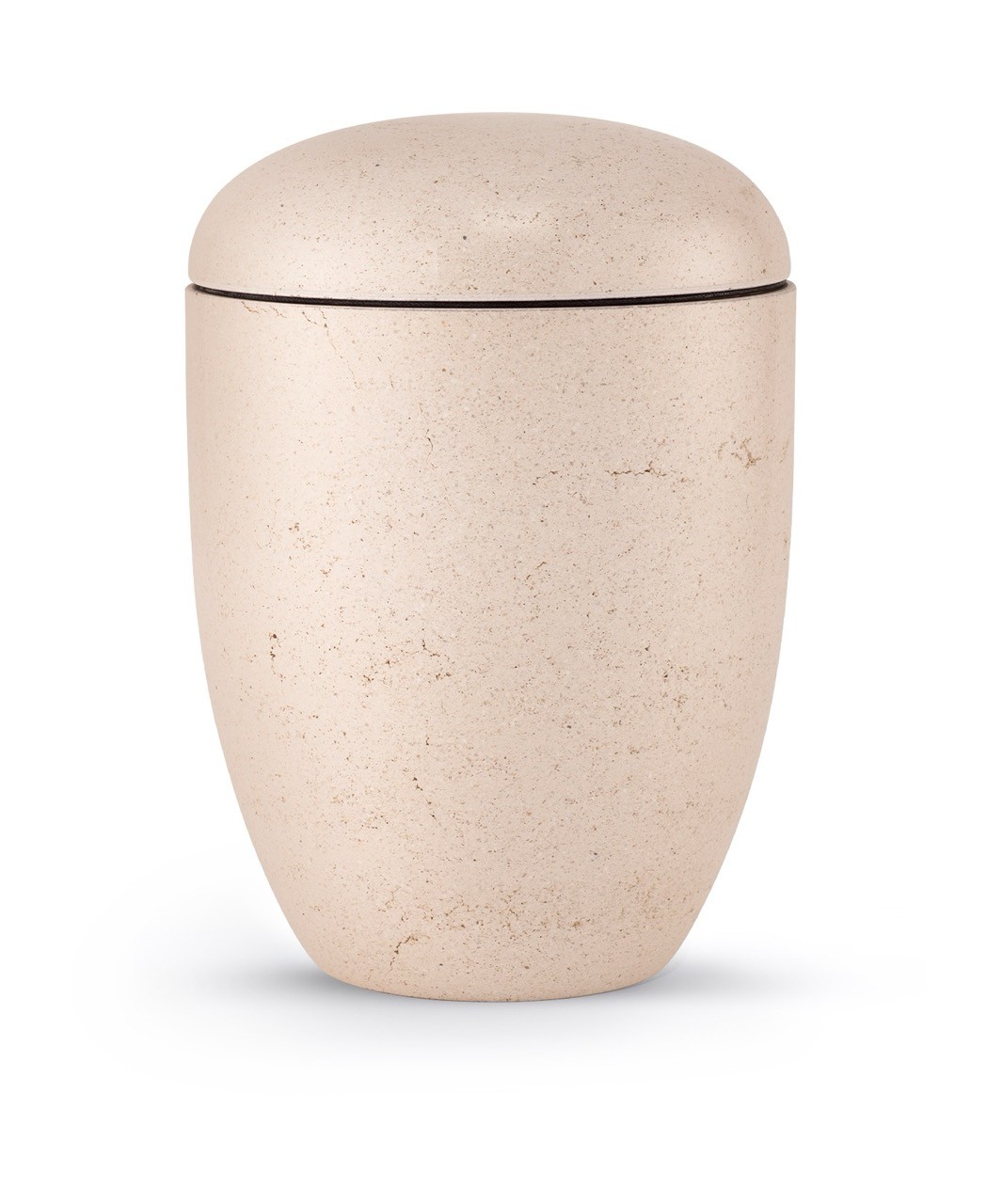 Urne 6115: „Terra-Jura“ Urne Edition Rocka, creme, Steinoptik geschliffen