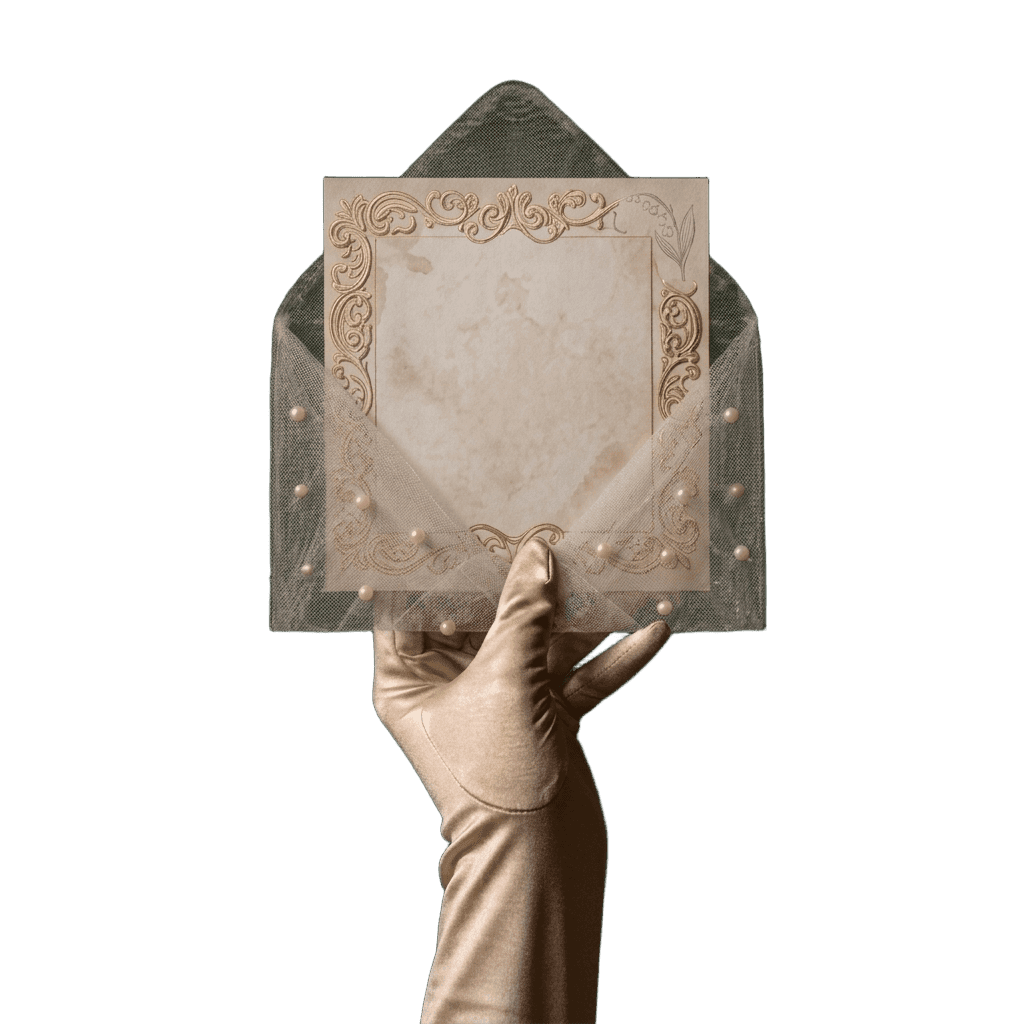 Decorative RSVP card image
