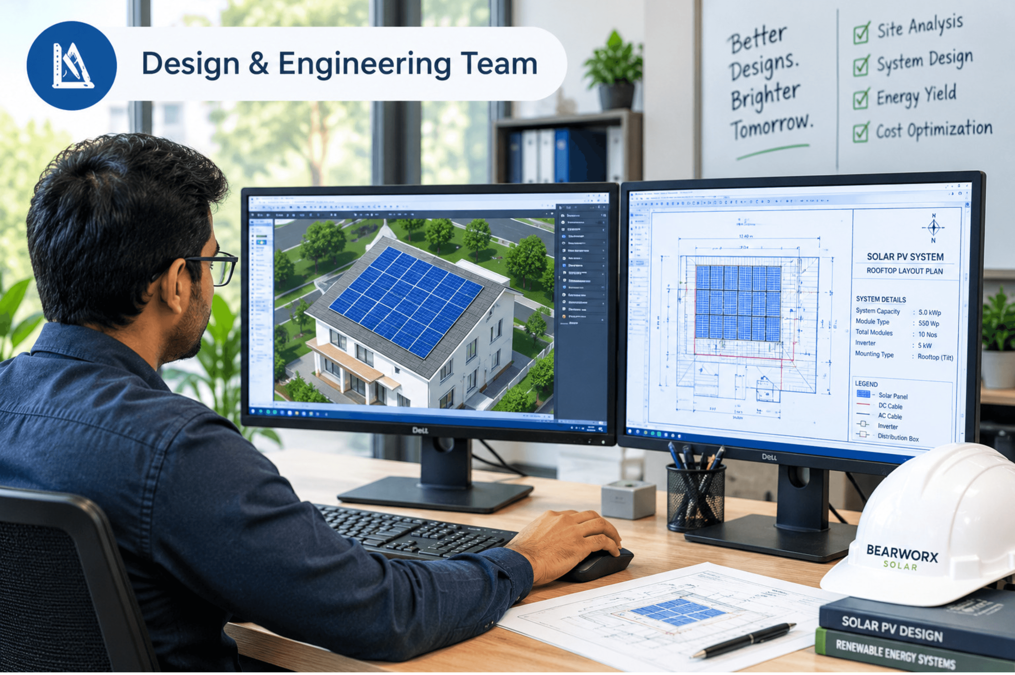 Solar system design planning