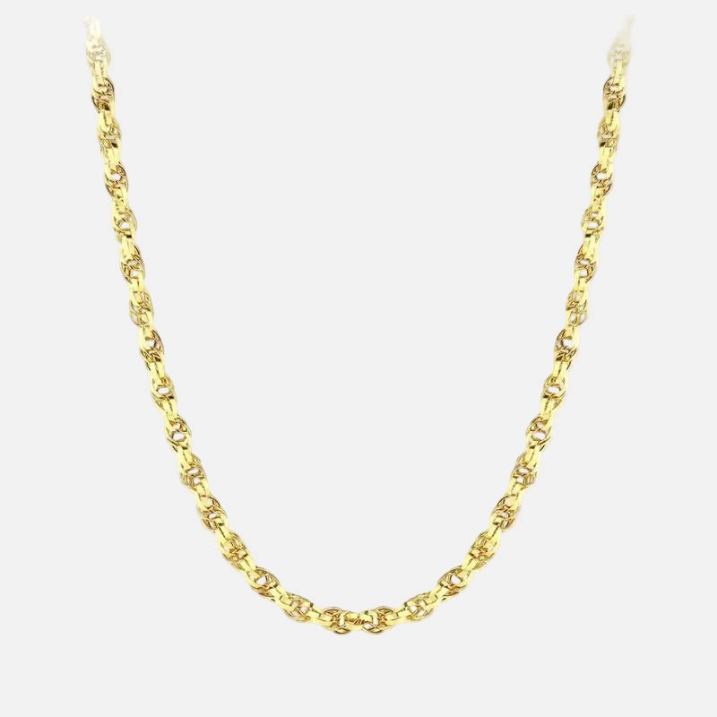 Zarif Assos Pırlanta 14 Ayar Altın Zincir Kolye Modeli