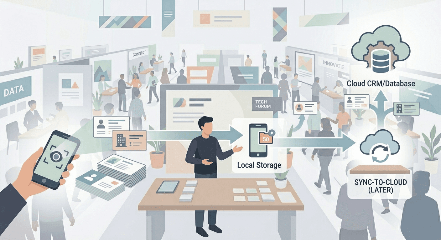 offline scanning and later sync to cloud by Habsy Offline mode