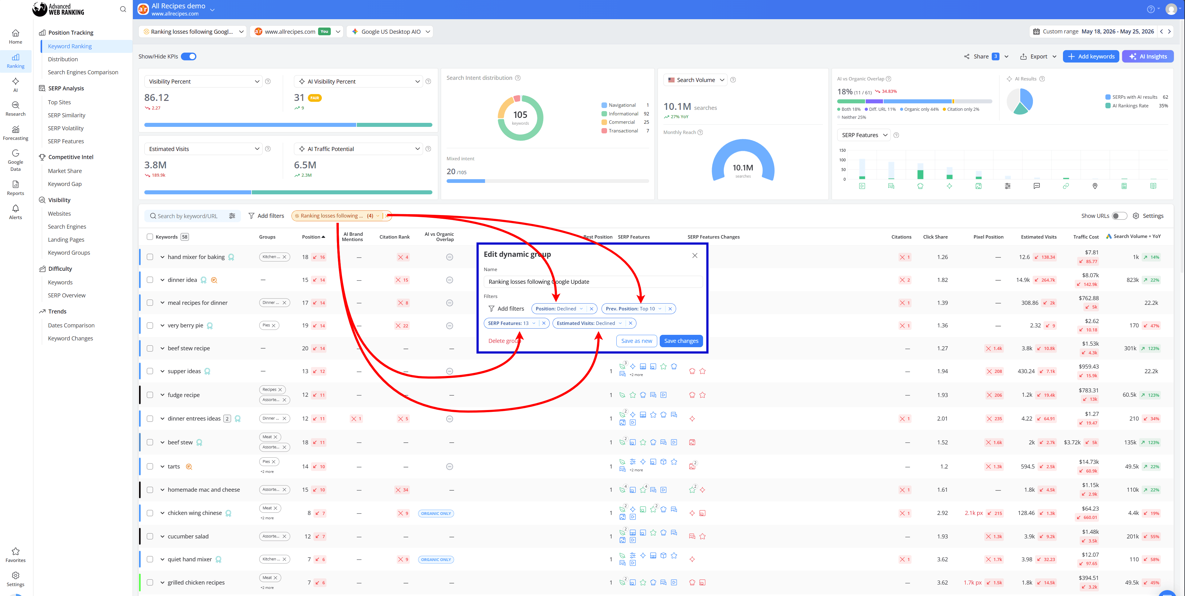 how-to-see-ranking-losses-following-a-google-update