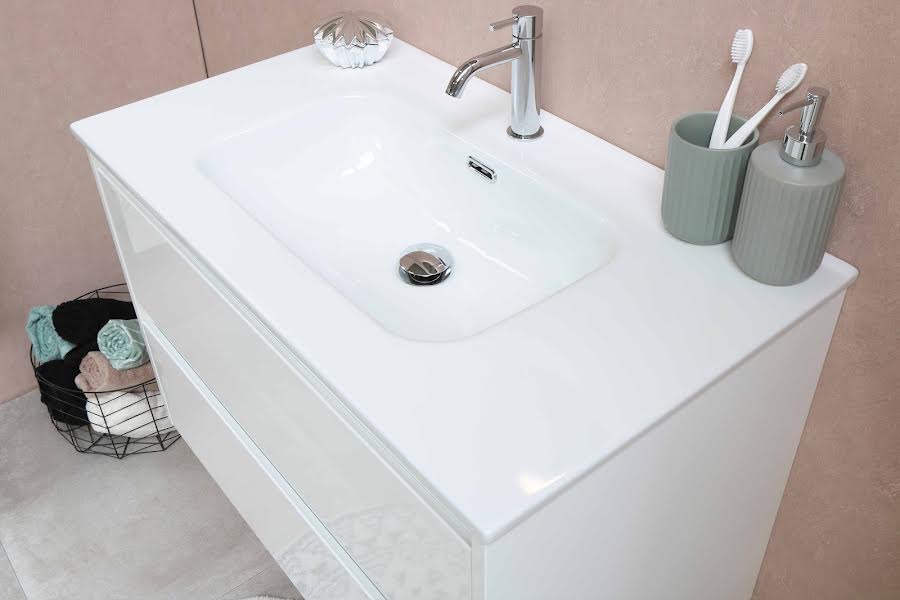 Detalle de baño de la colección Rosse