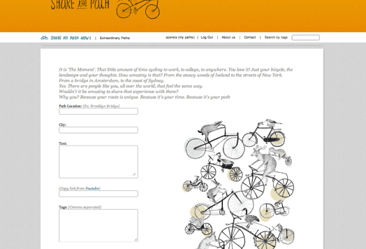 share the path web design