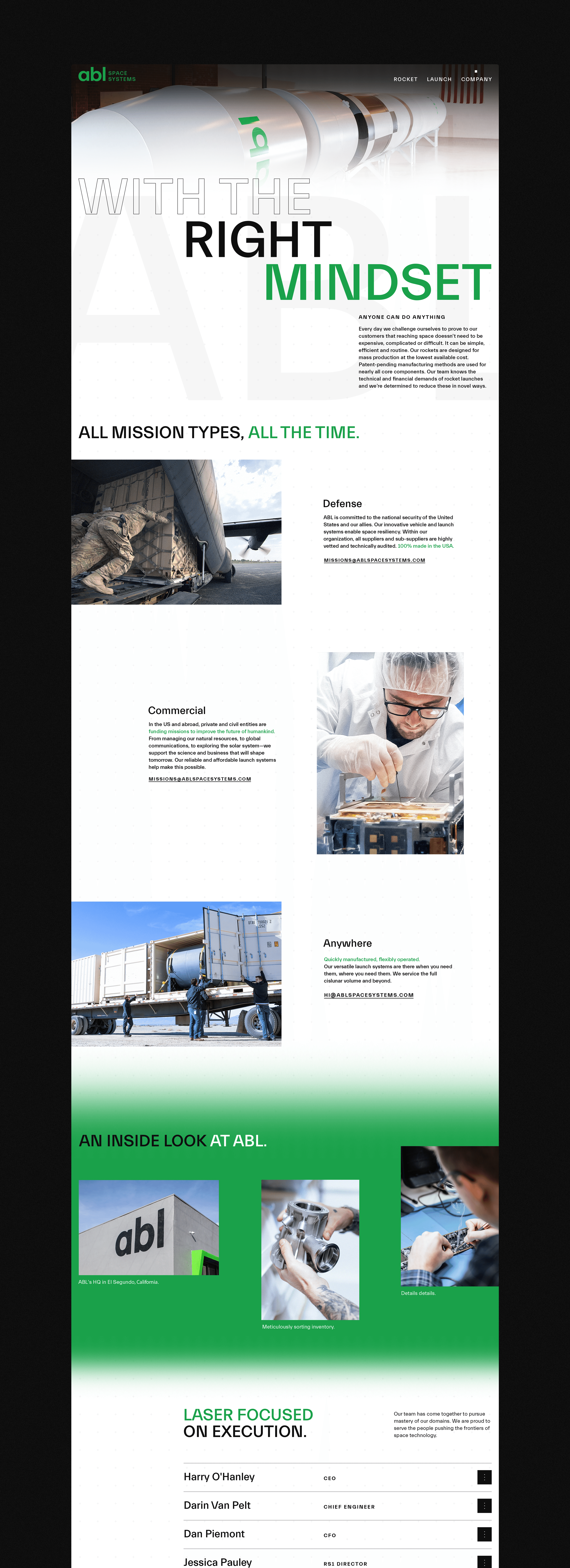 ABL Space Systems Company page - part 1.