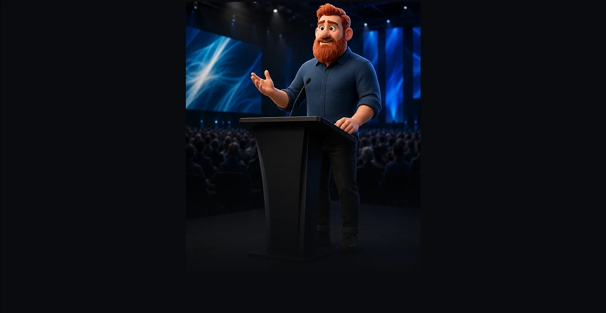Executive keynote presentation design